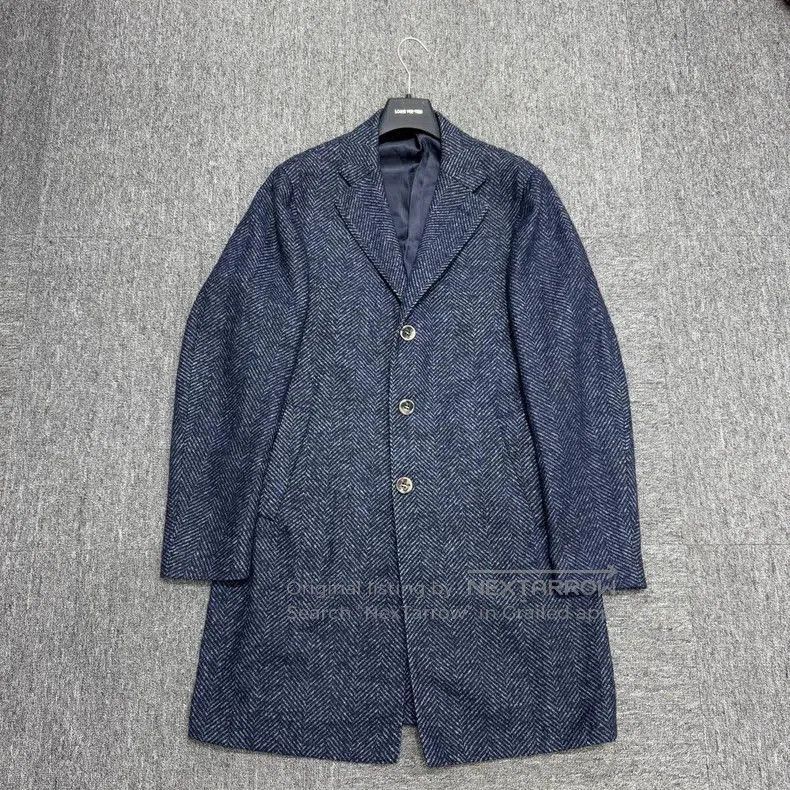 Loro Piana Loro Piana Blue Knit Coat. Size US L / EU 52-54 / 3 - 1 Thumbnail