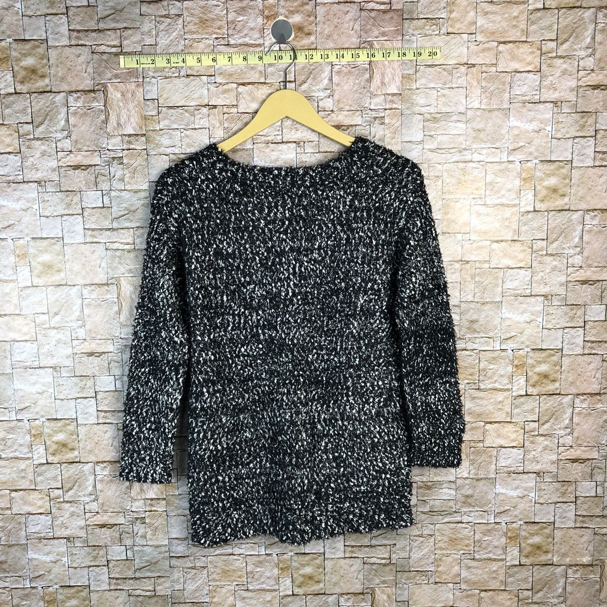 Homespun Knitwear × Japanese Brand Colza Black Knitwear #A681 Size M / US 6-8 / IT 42-44 - 14 Thumbnail