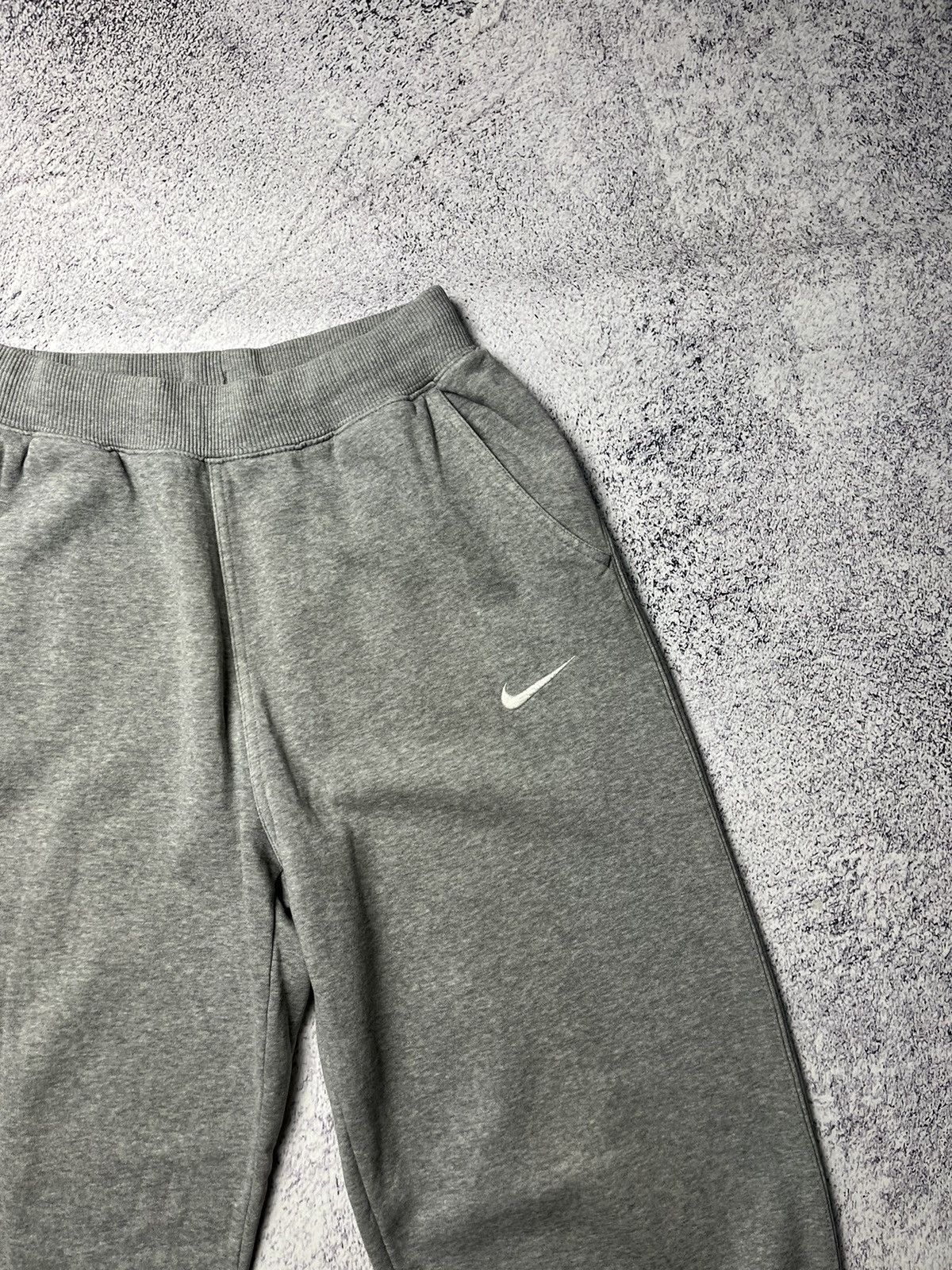 Nike × Vintage Vintage Nike Baggy Track Grey Pants Y2K Size US 32 / EU 48 - 3 Thumbnail