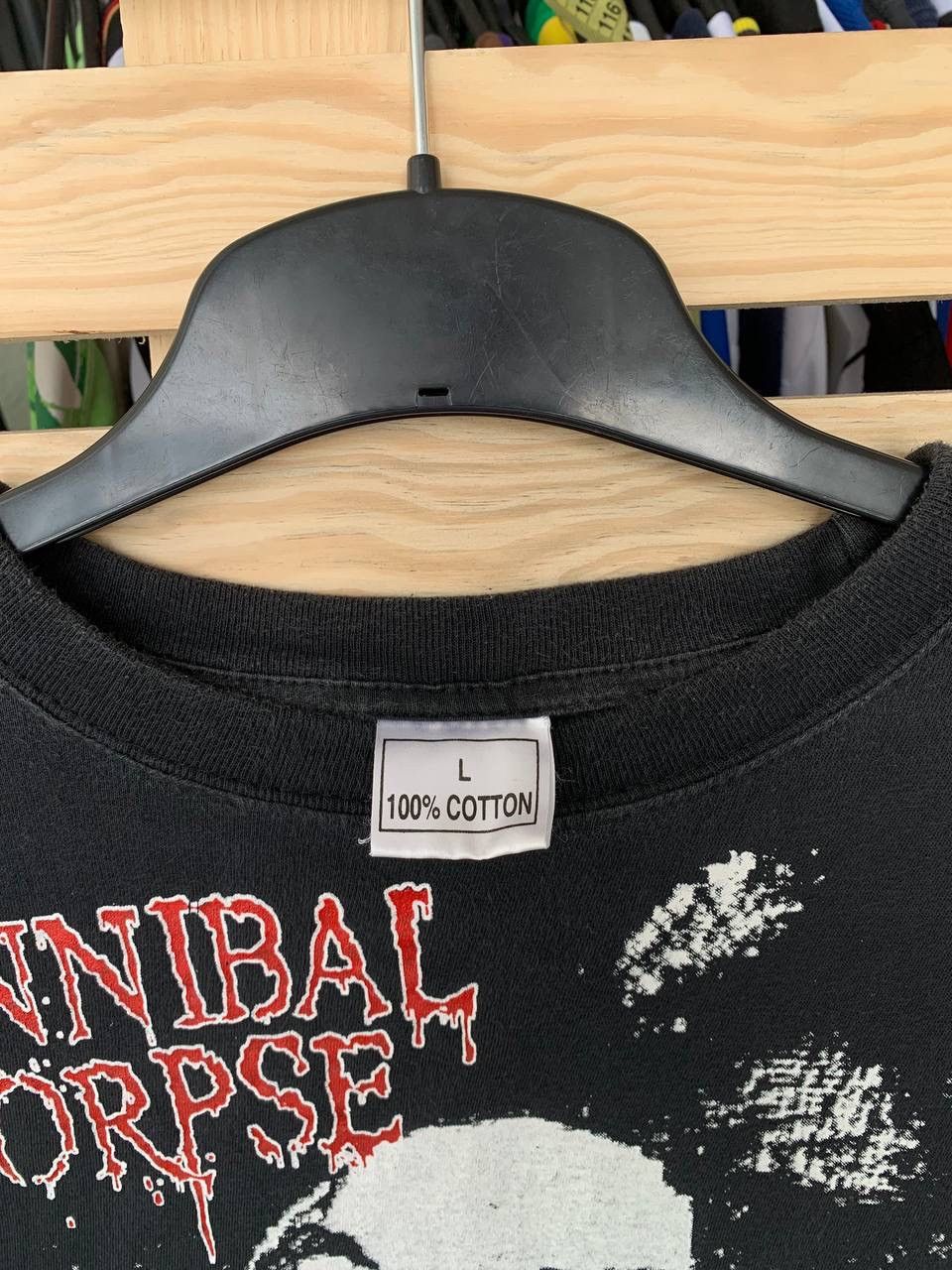 Band Tees × Vintage 90s Cannibal Corpse Butchered at Birth Embroidered Bootleg Size US M / EU 48-50 / 2 - 5 Thumbnail