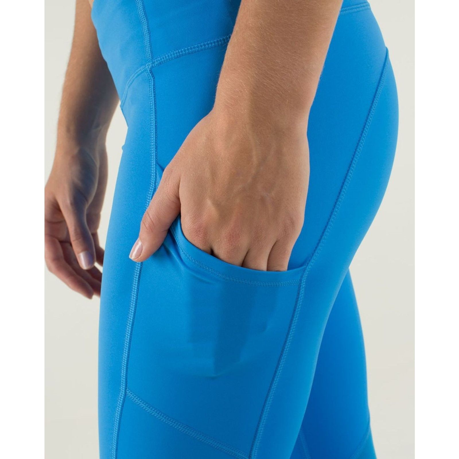 Lululemon Lululemon Speed Tight Luxtreme Cornflower Legging Ruched Run Size 32" / US 10 / IT 46 - 7 Thumbnail