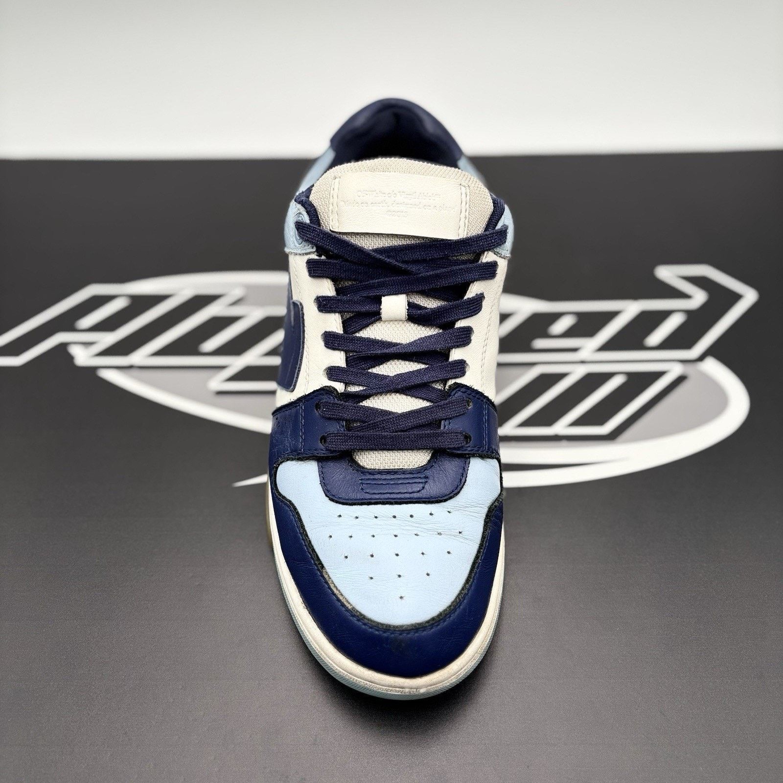 Off-White Off-White Out Of Office ' Blue White ' Size US 9 / EU 42 - 5 Thumbnail