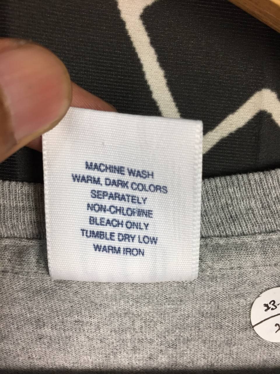 Gap Vtg 90s GAP Made in USA Heather Gray Essential Pocket Tee Size US L / EU 52-54 / 3 - 12 Thumbnail