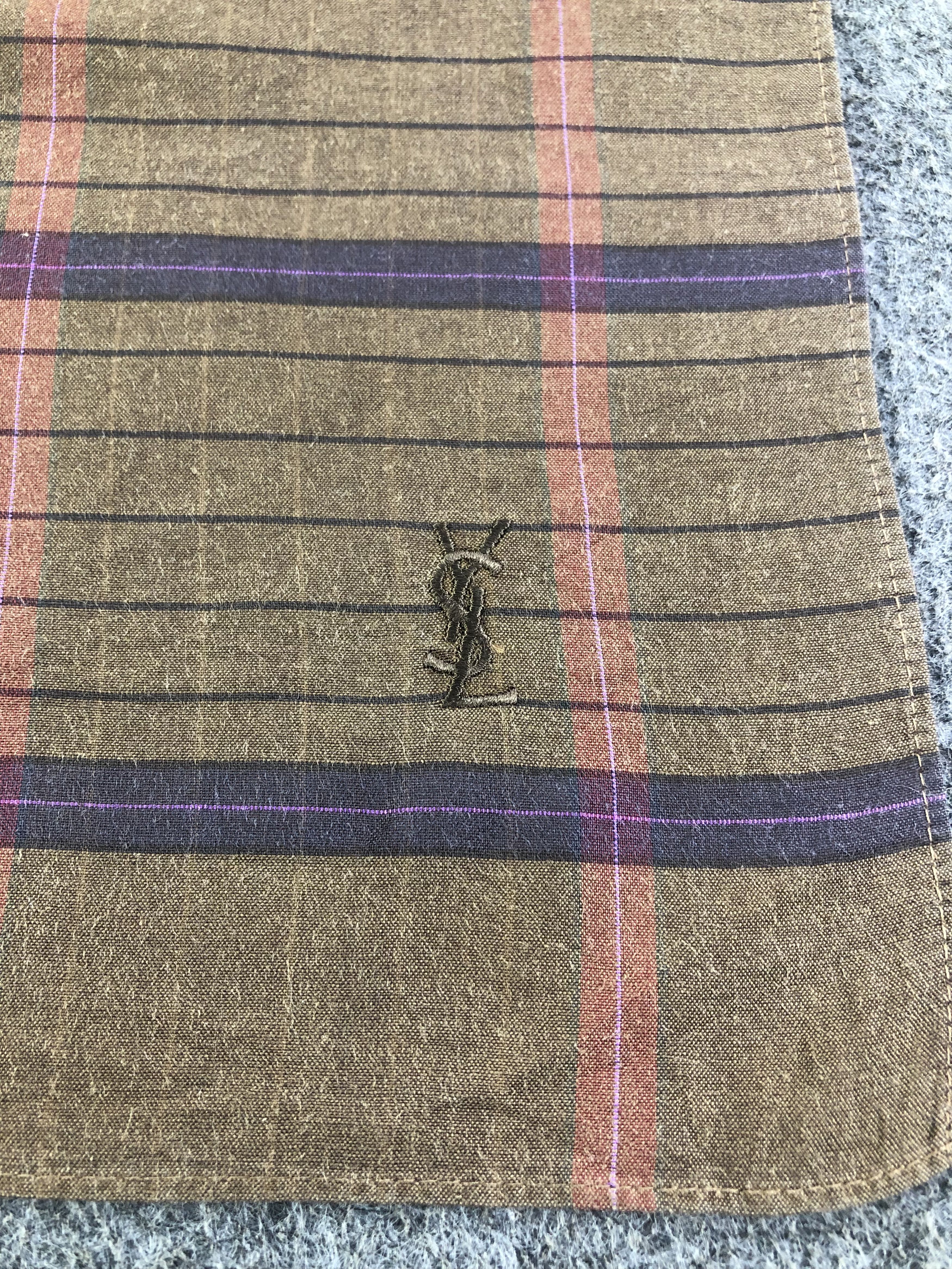 Yves Saint Laurent Yves Saint Laurent Handkerchief / Bandana / Neckerchief Size ONE SIZE - 5 Thumbnail