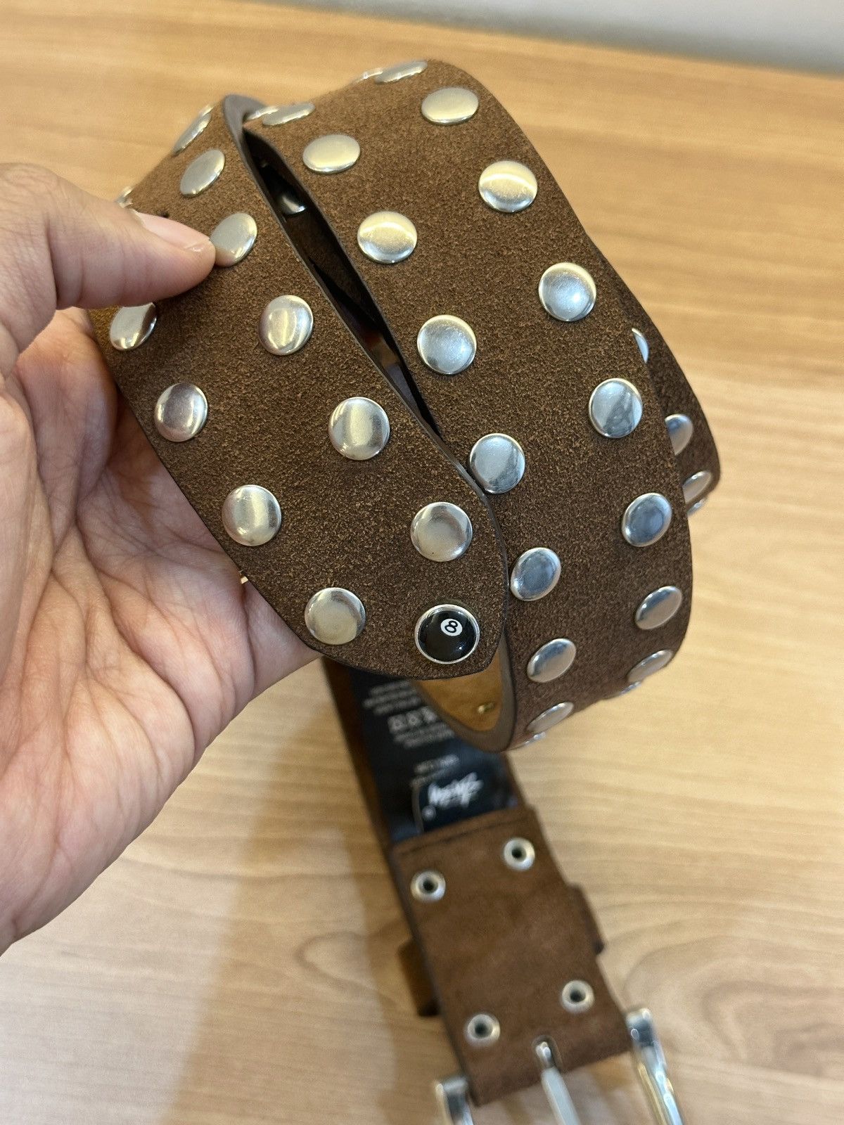 Stussy Stussy 8 Ball Studded belts Size ONE SIZE - 6 Thumbnail
