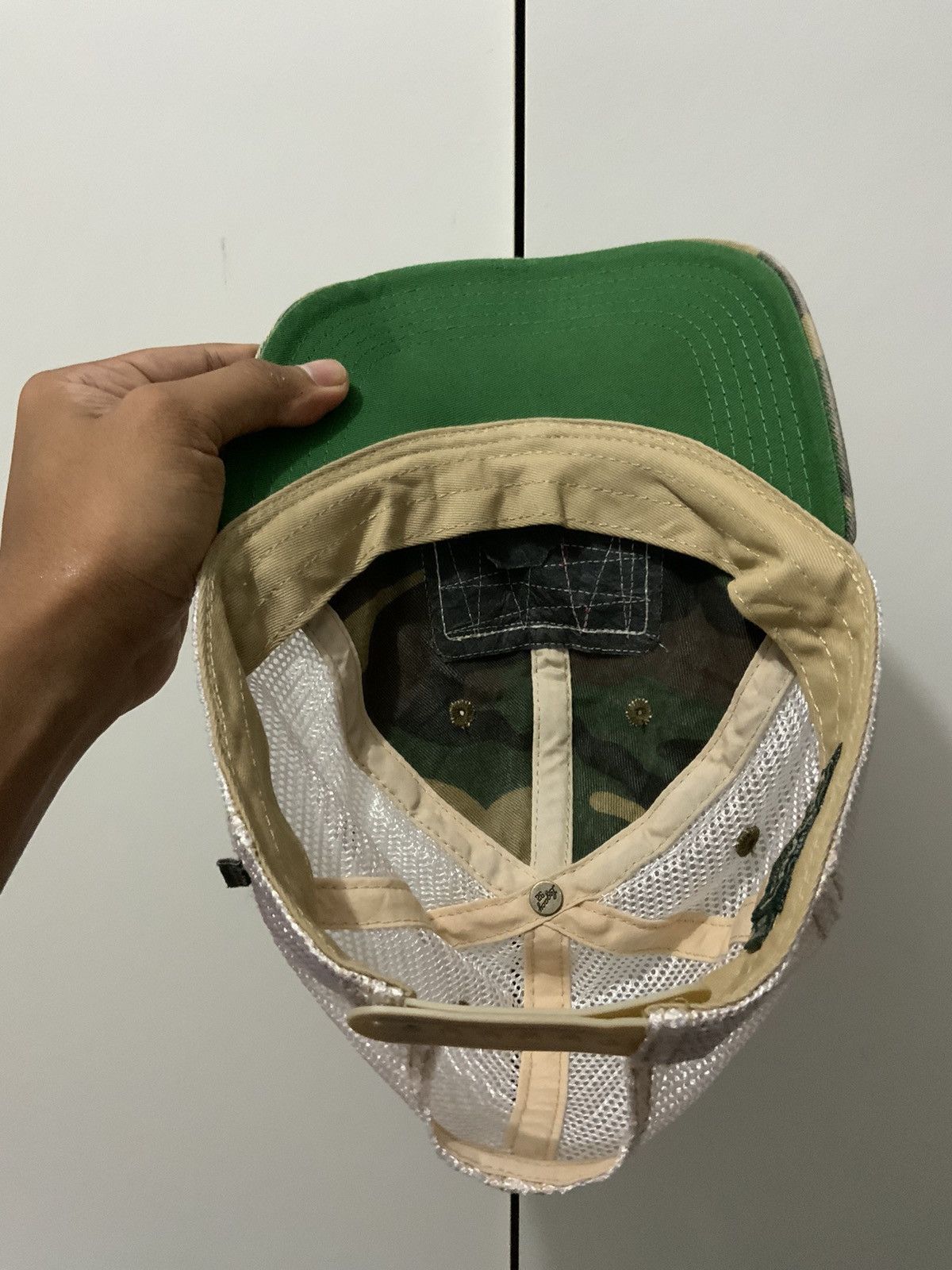 Vintage Vintage Turn Cardio Jam Studio Camo Trucker Hat Size ONE SIZE - 9 Thumbnail