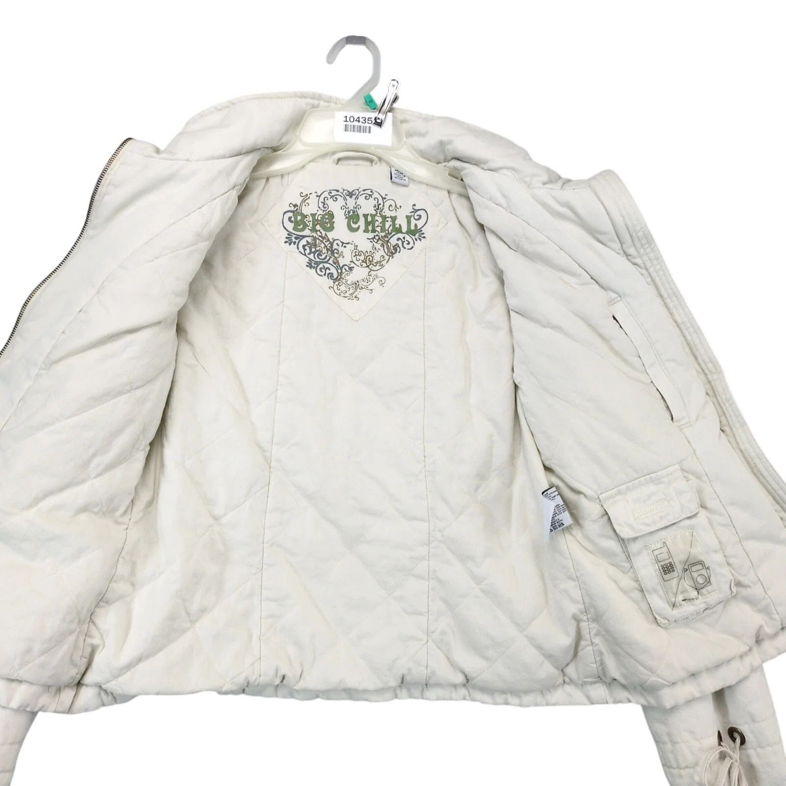 Other Big Chill Beige Full Zip Winter Coat Jacket Women's L Size L / US 10 / IT 46 - 2 Thumbnail