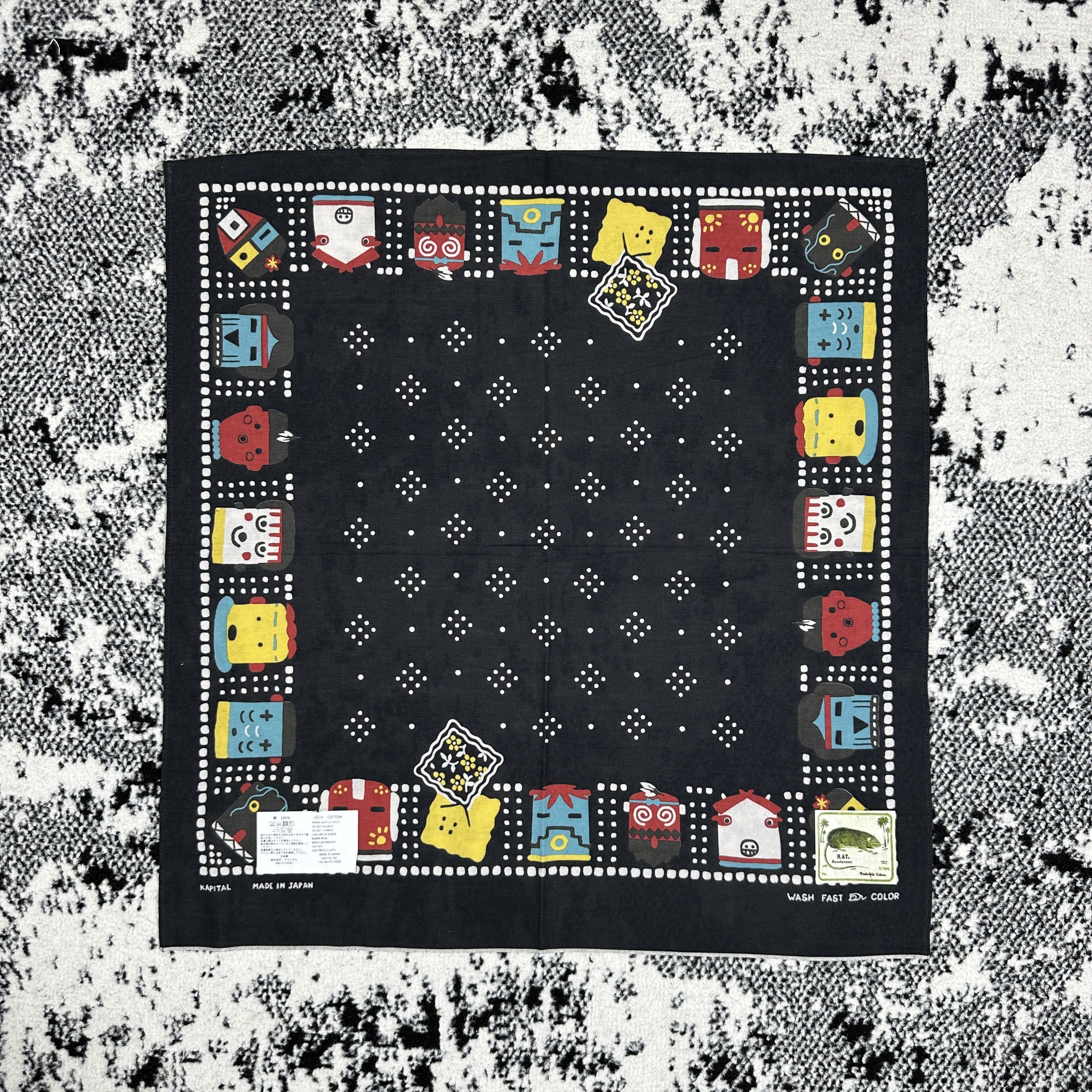 Kapital × Kapital Kountry KAPITAL FASTCOLOR SELVEDGE BANDANA