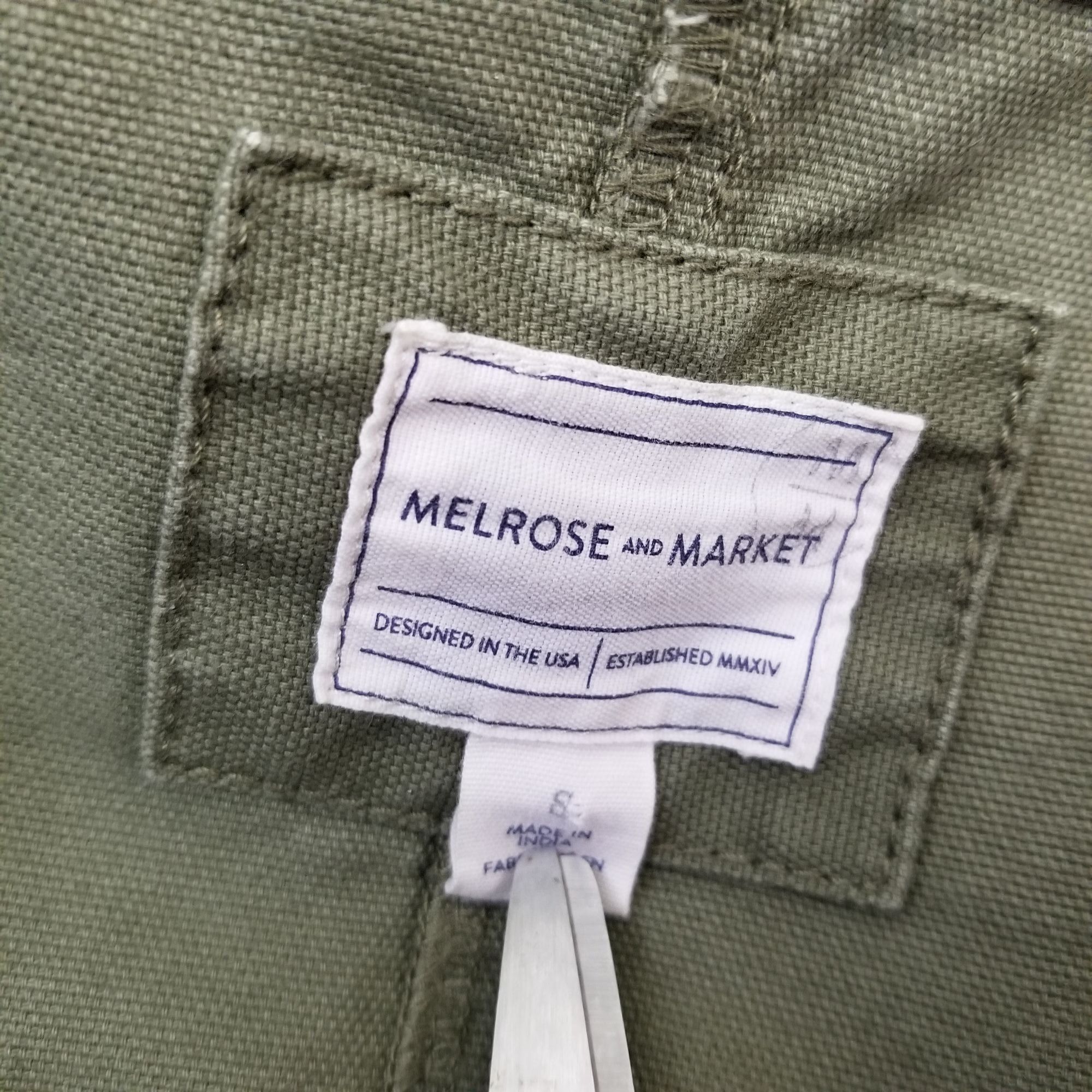 Other Melrose Market S Button Up Butterfly Patches Jacket Army Gre Size S / US 4 / IT 40 - 5 Thumbnail