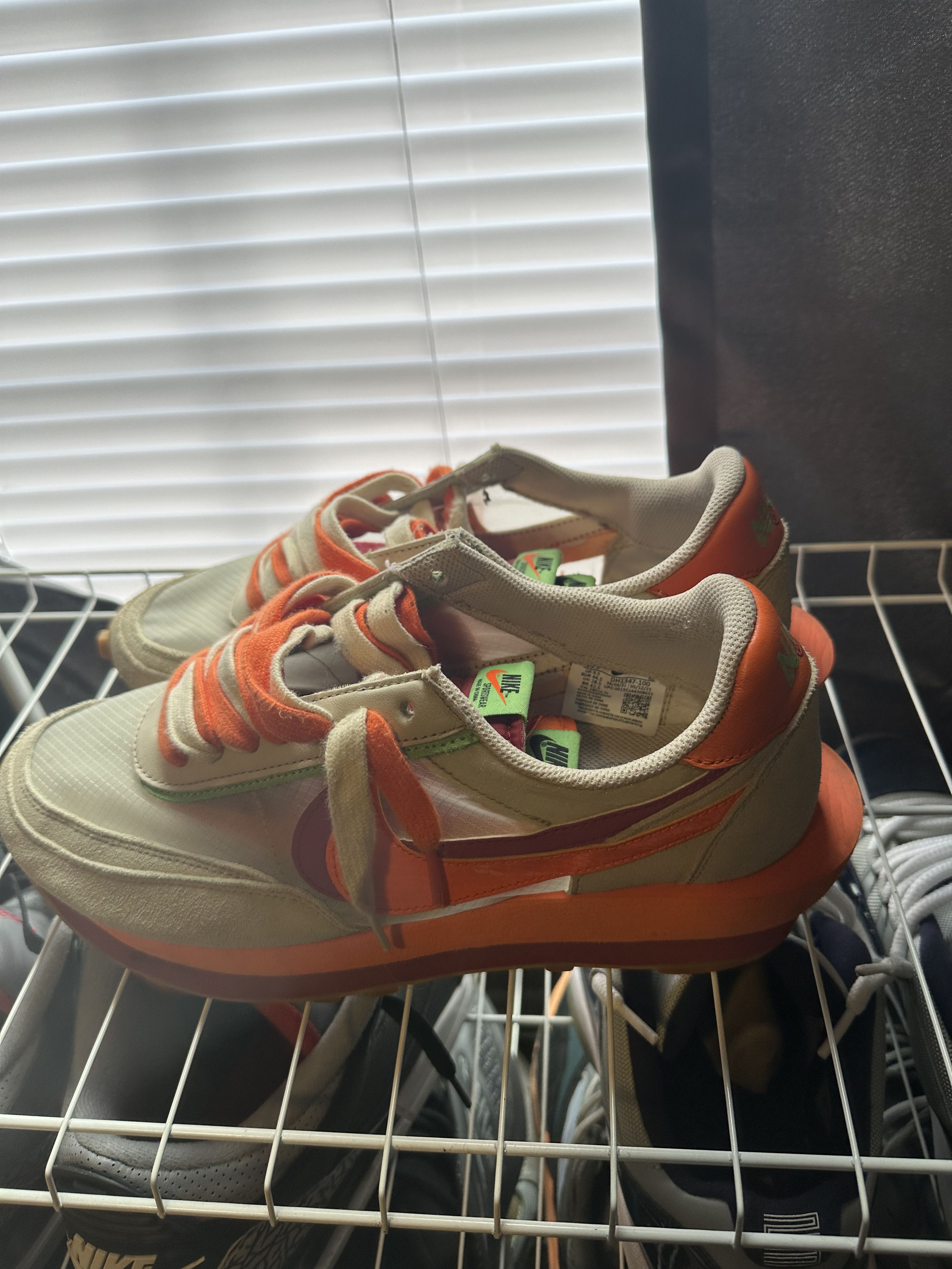 Nike Nike x sacai clot orange blaze Size US 10.5 / EU 43-44 - 3 Thumbnail