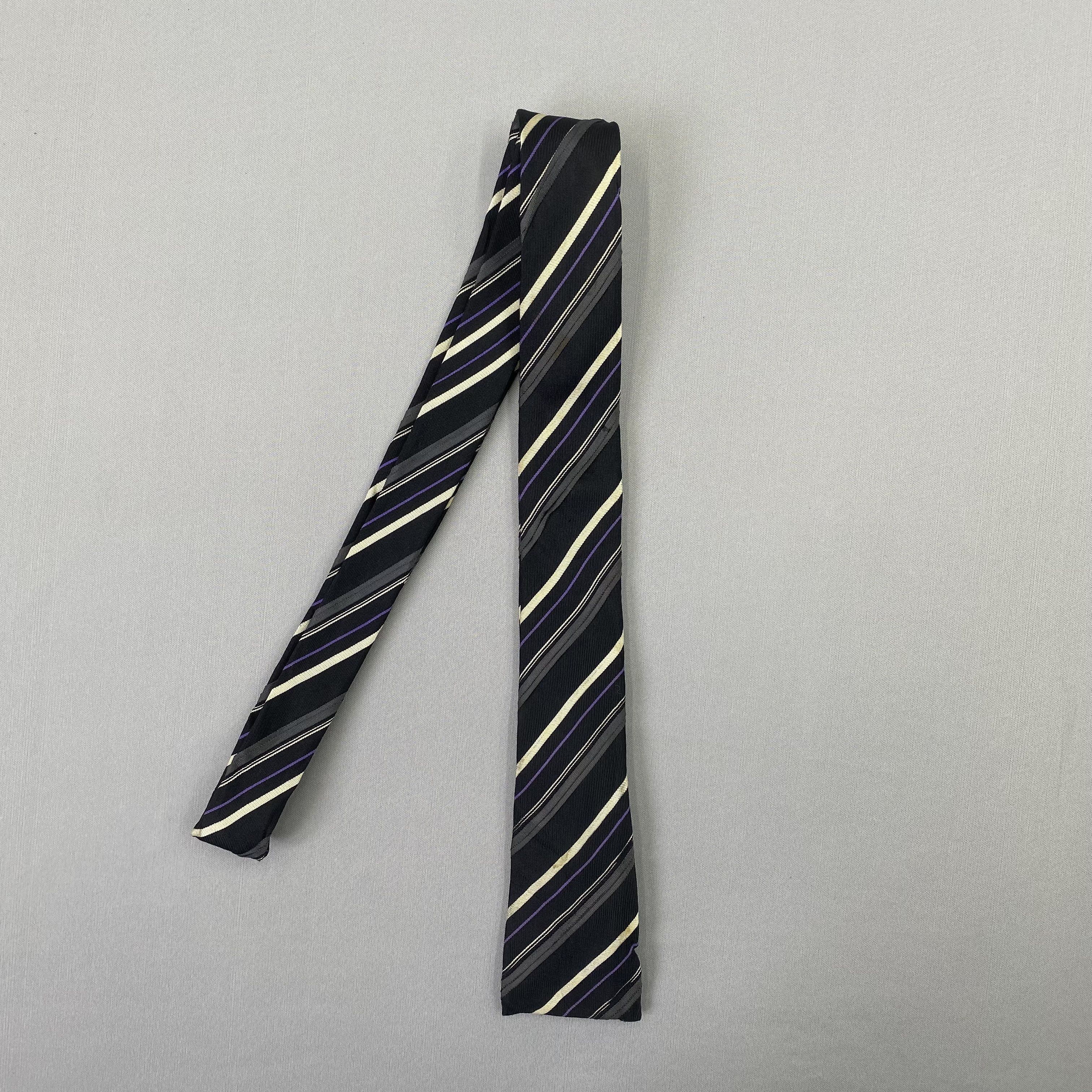Katharine Hamnett London Vintage Katharine Hamnett SILK Necktie Cravate Pure Silk Size ONE SIZE - 4 Thumbnail