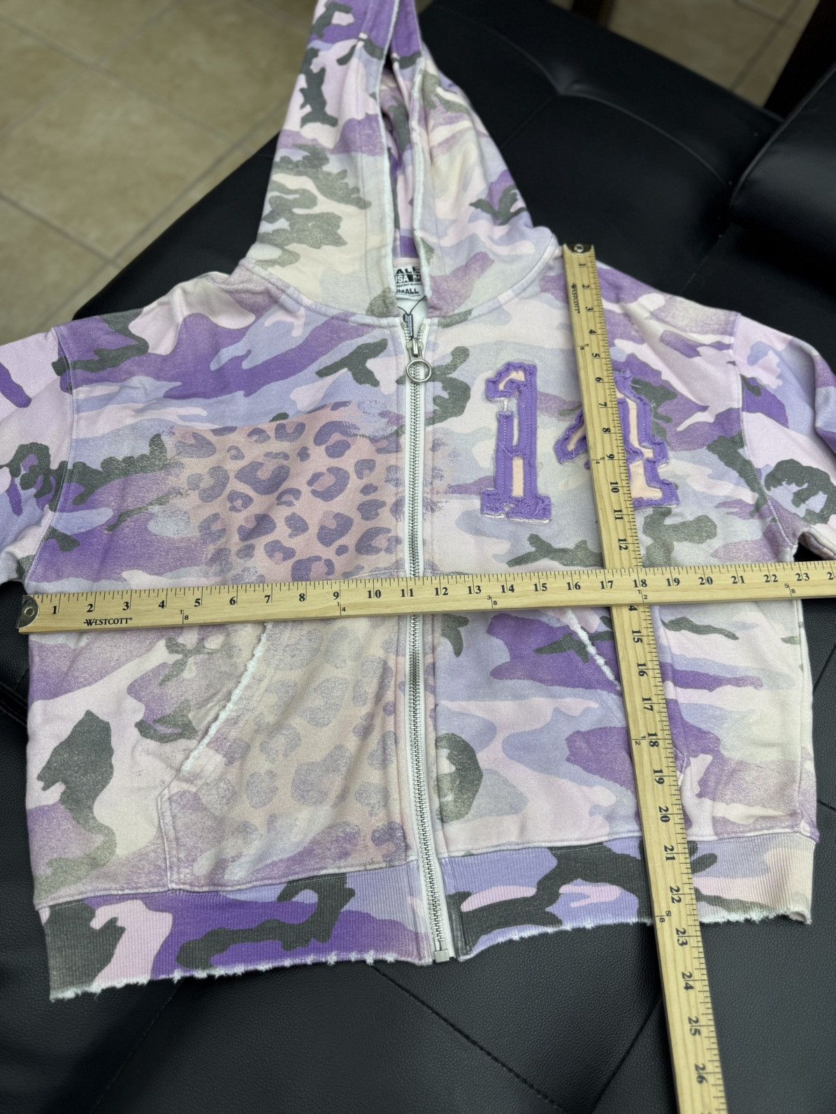 Vale Valley Hoodie Purple Camo Zip Up Size Small (NEW) Size US S / EU 44-46 / 1 - 8 Thumbnail
