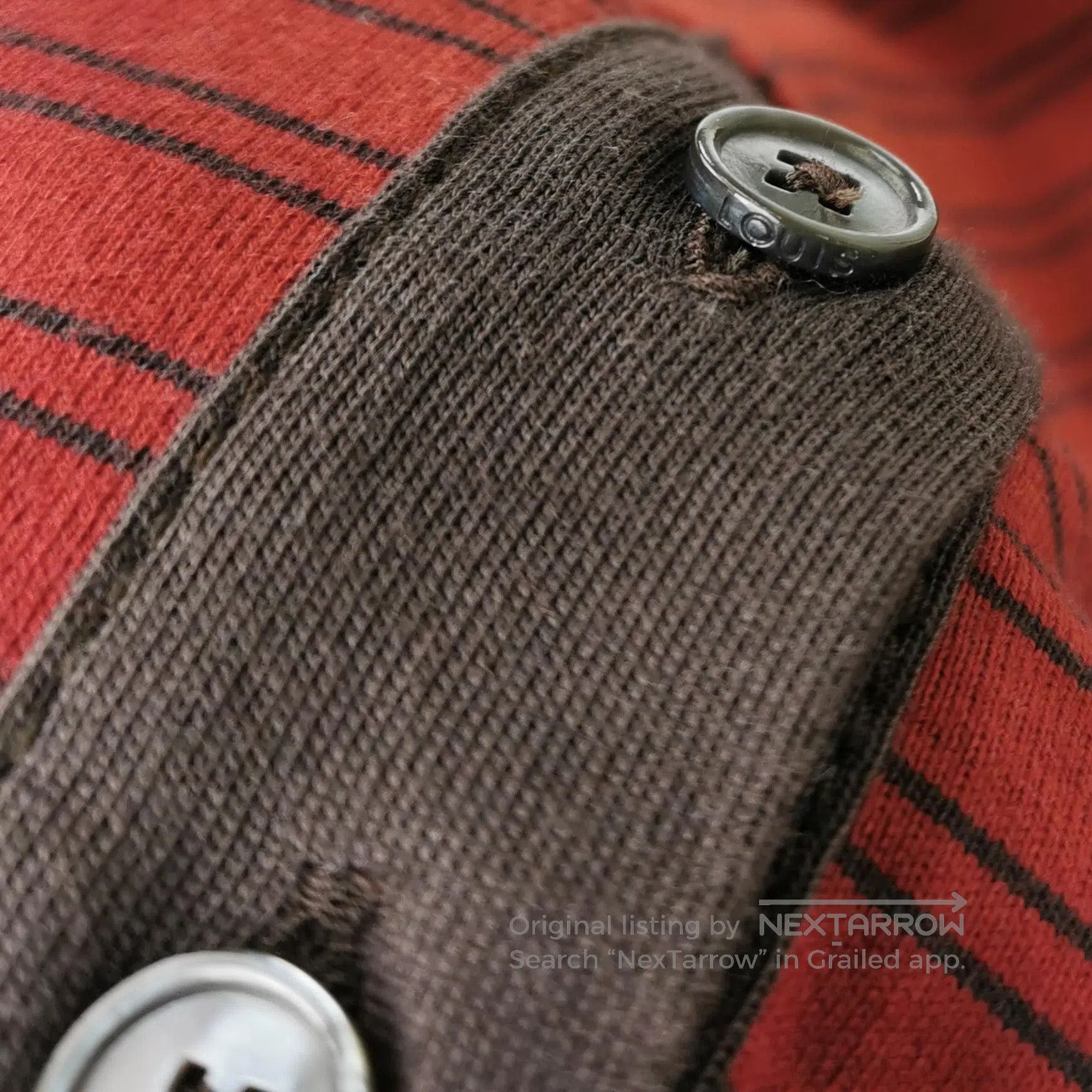 Louis Vuitton Louis Vuitton Striped Collar Cotton T. Size US XL / EU 56 / 4 - 4 Thumbnail