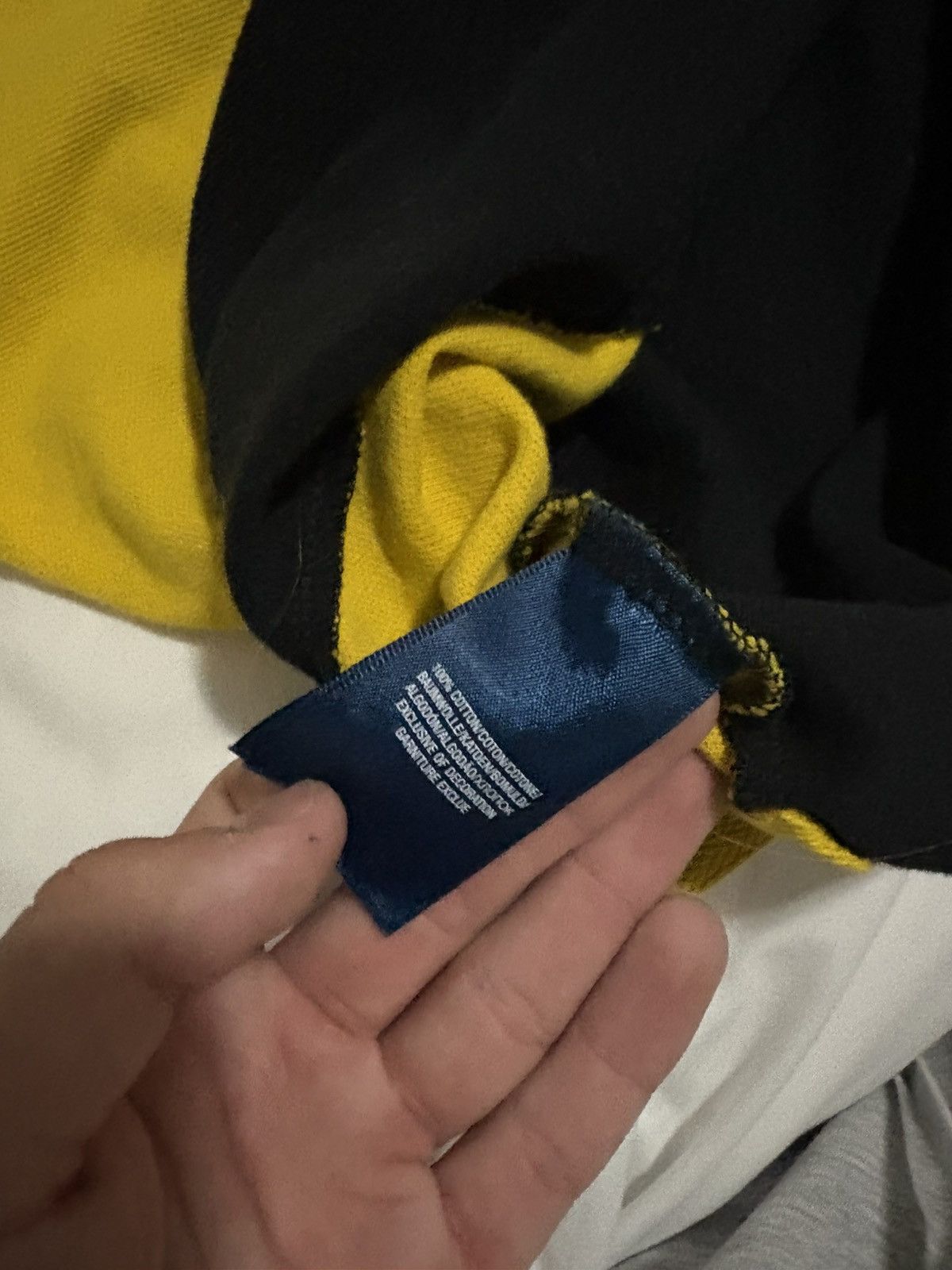 Polo Ralph Lauren Vintage Polo Ralph Lauren Yellow/Black Diamond Cut Button Up Size US XL / EU 56 / 4 - 5 Thumbnail