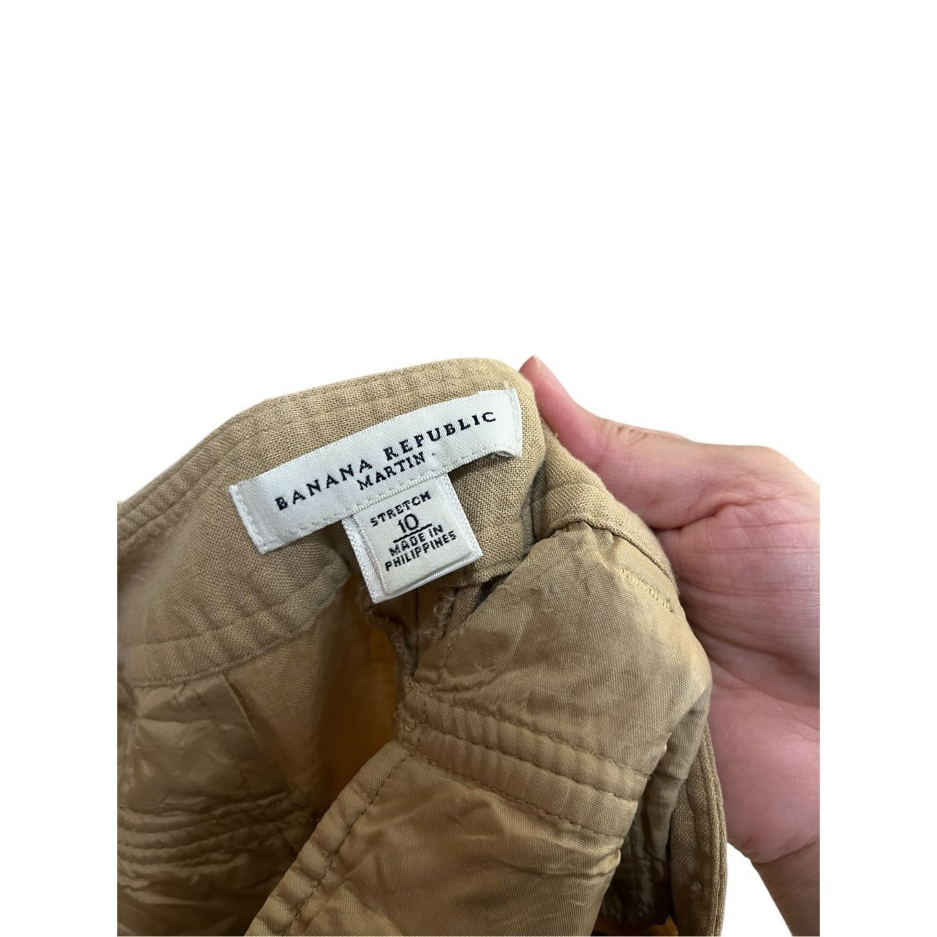 Banana Republic Banana Republic Y2K Wide Leg Linen High Waist Pant Women's Size 10 Size 32" / US 10 / IT 46 - 8 Thumbnail