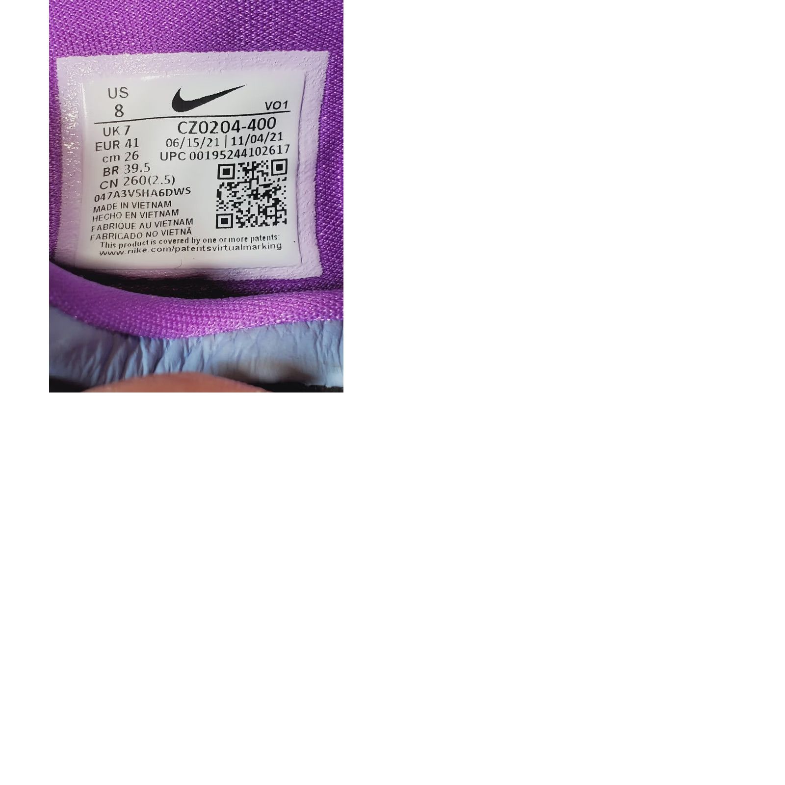 Nike NIKE Kyrie Infinity Basketball Sneakers Men US 8 Aluminum/Sail-Black CZ0204-400 Size US 8 / EU 41 - 9 Thumbnail