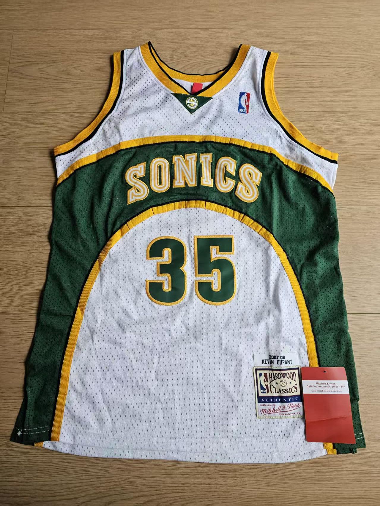 NBA Seattle SuperSonics #35 Kevin Durant Jersey Size US XL / EU 56 / 4 - 1 Thumbnail