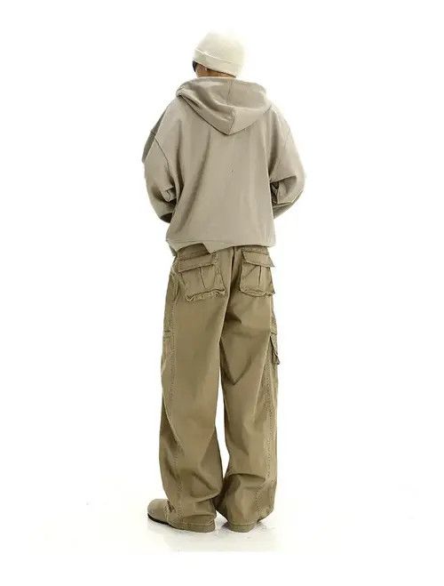 Japanese Brand Makihara x Yuk Casual Safri Wide Cargo Pants Size US 28 / EU 44 - 4 Thumbnail
