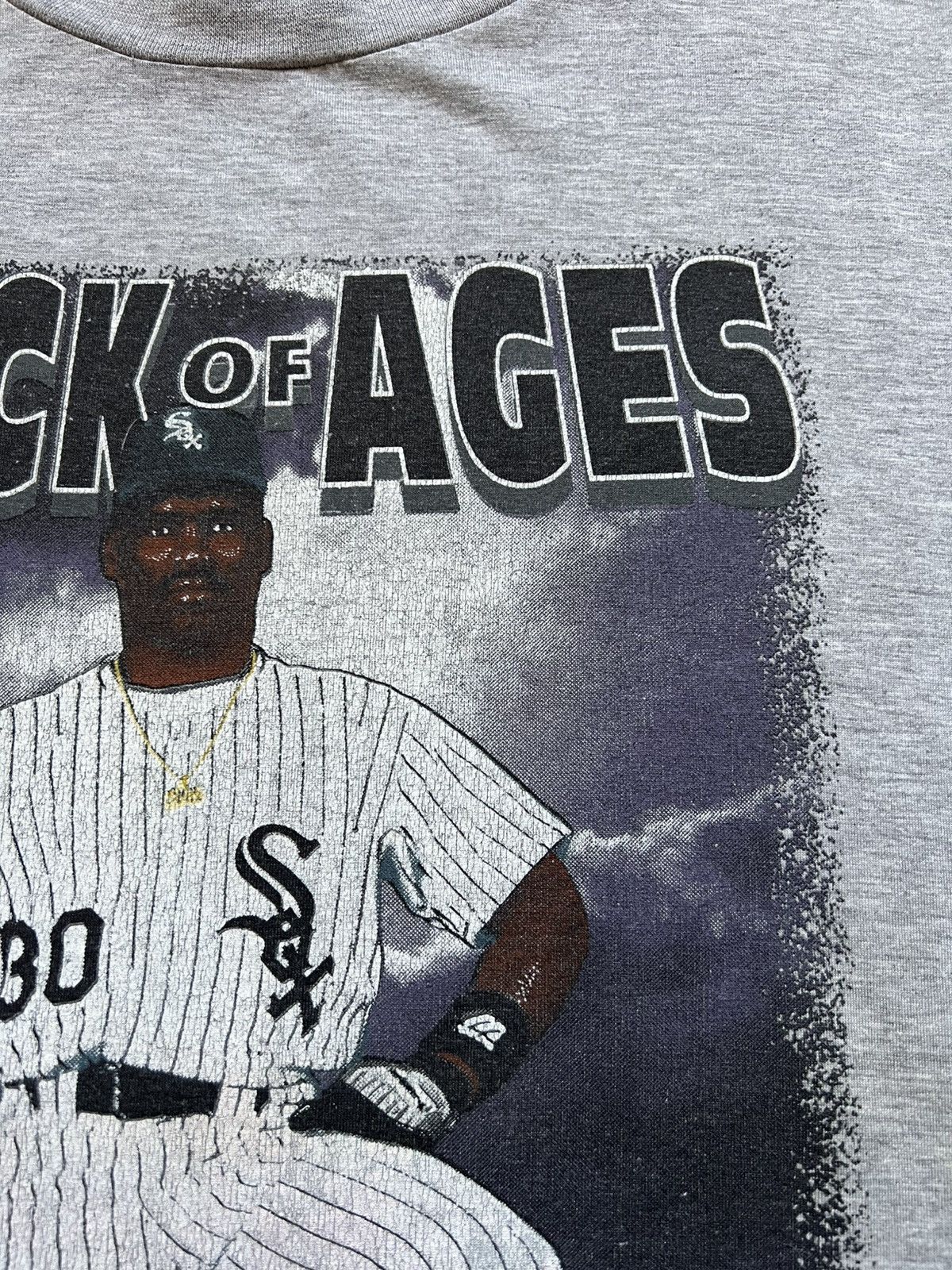 MLB Vintage 90s Chicago White Sox Tim Raines Rock of Ages Size US L / EU 52-54 / 3 - 6 Thumbnail