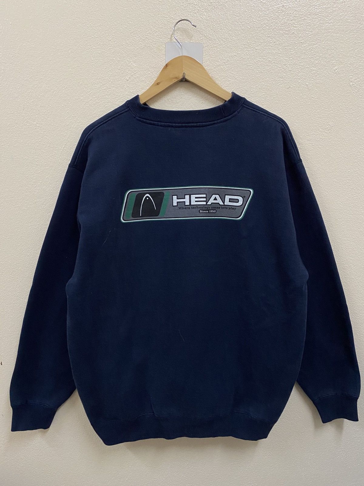 Vintage Vintage Head Big Logo Sweatshirt Size US XL / EU 56 / 4 - 2 Thumbnail