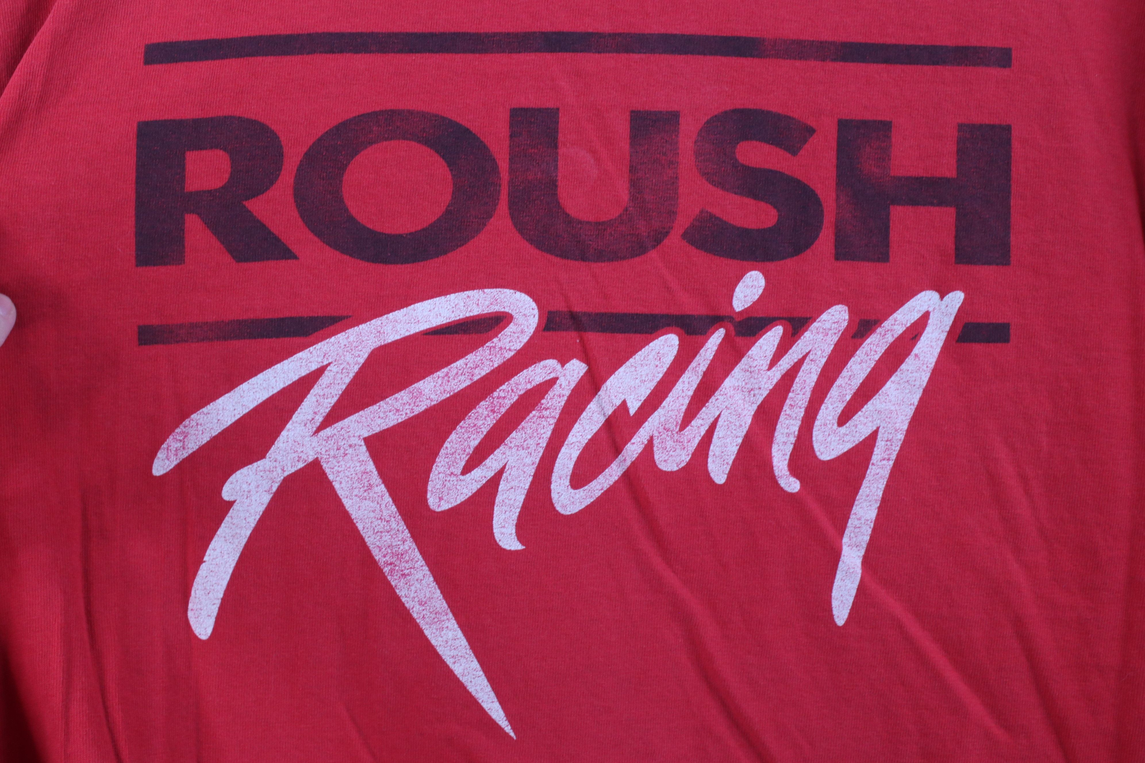 Vintage Vintage Roush Racing Tool Warehouse Short Sleeve T-Shirt Red Size US XXL / EU 58 / 5 - 12 Thumbnail