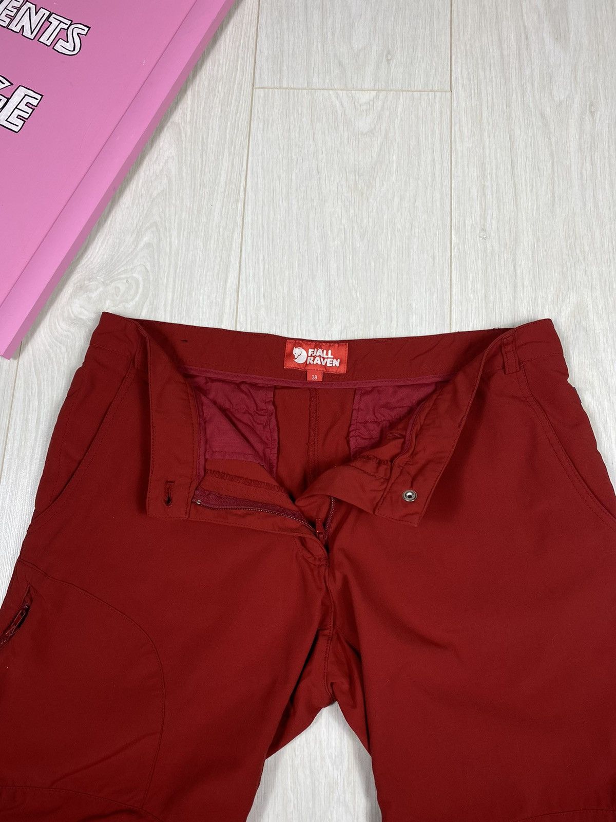 Fjallraven × Vintage Fjallraven Red Long Shorts Size 28" / US 6 / IT 42 - 5 Thumbnail