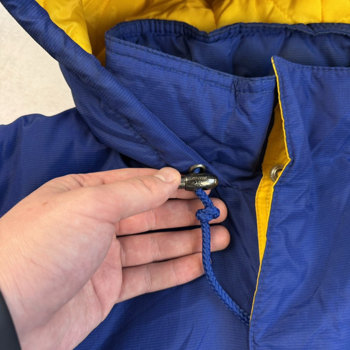 NHL × Starter × Vintage 90s STARTER NHL BUFFALO SABRES PULLOVER HOODED JACKET Sz XL Size US XL / EU 56 / 4 - 8 Thumbnail