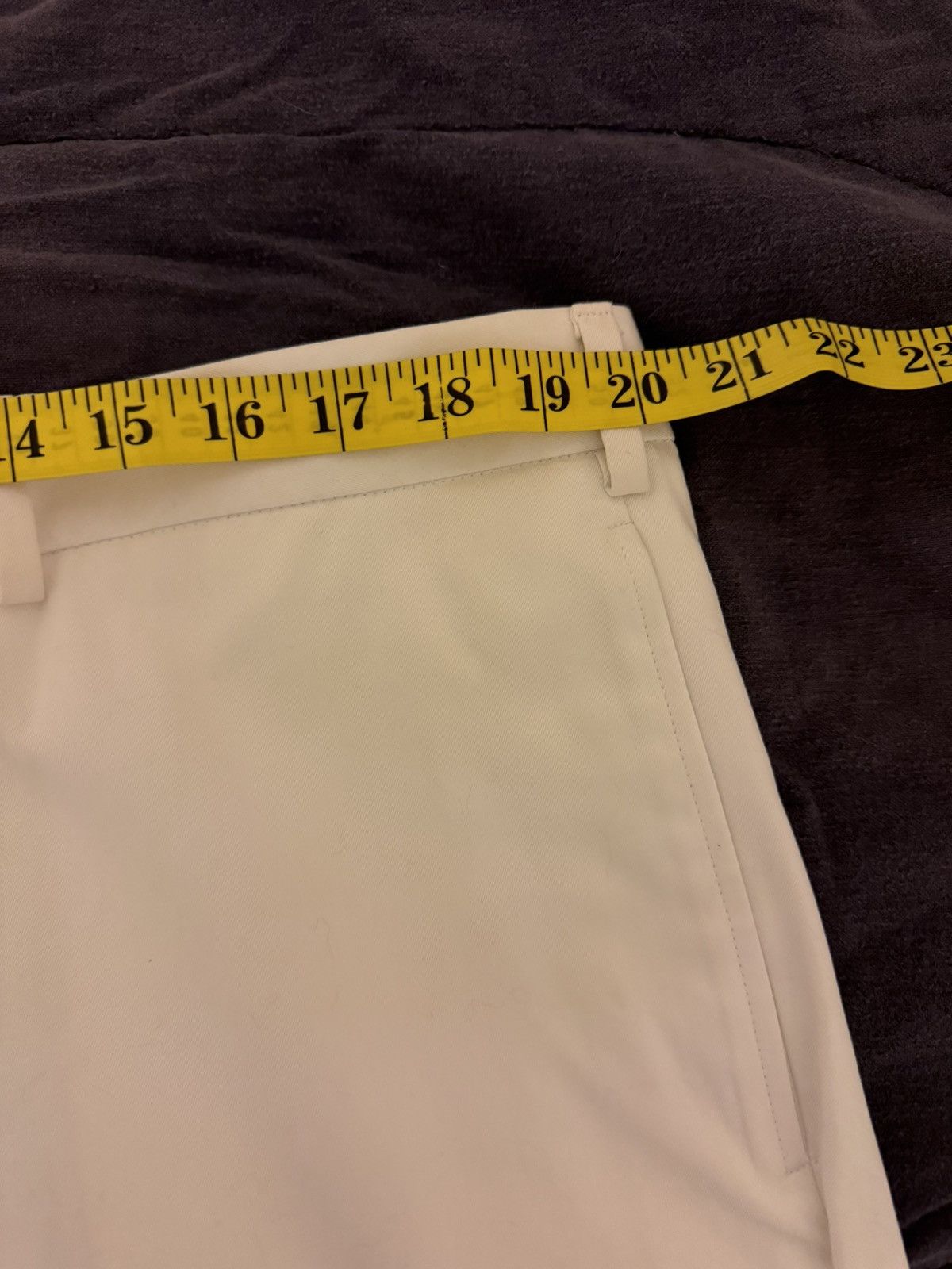Sid Mashburn White Cotton Chinos Pants 40x28 2XL Made in USA MiUSA Size US 40 / EU 56 - 5 Thumbnail