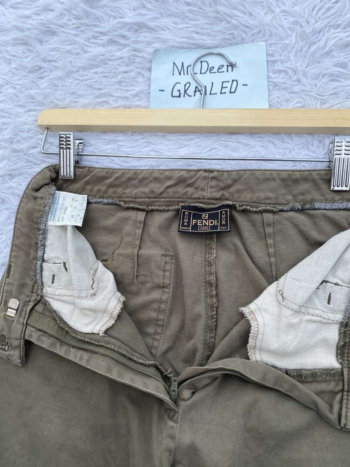 Fendi Rare Vintage FENDI Slack Pants Size US 26 / EU 42 - 10 Thumbnail