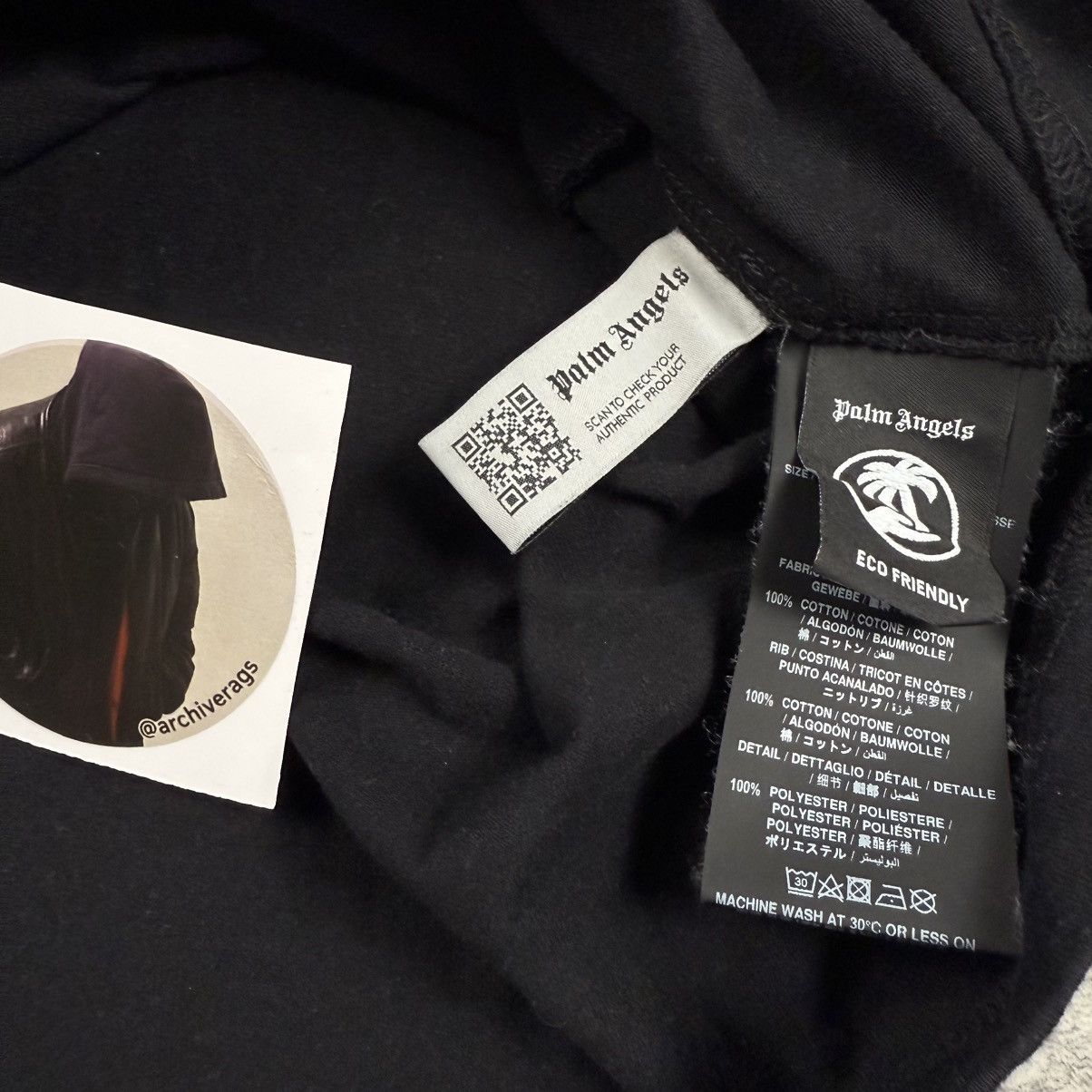 Palm Angels Palm Angels Paradise ‘Black’ Oversized T-Shirt Size US S / EU 44-46 / 1 - 6 Thumbnail