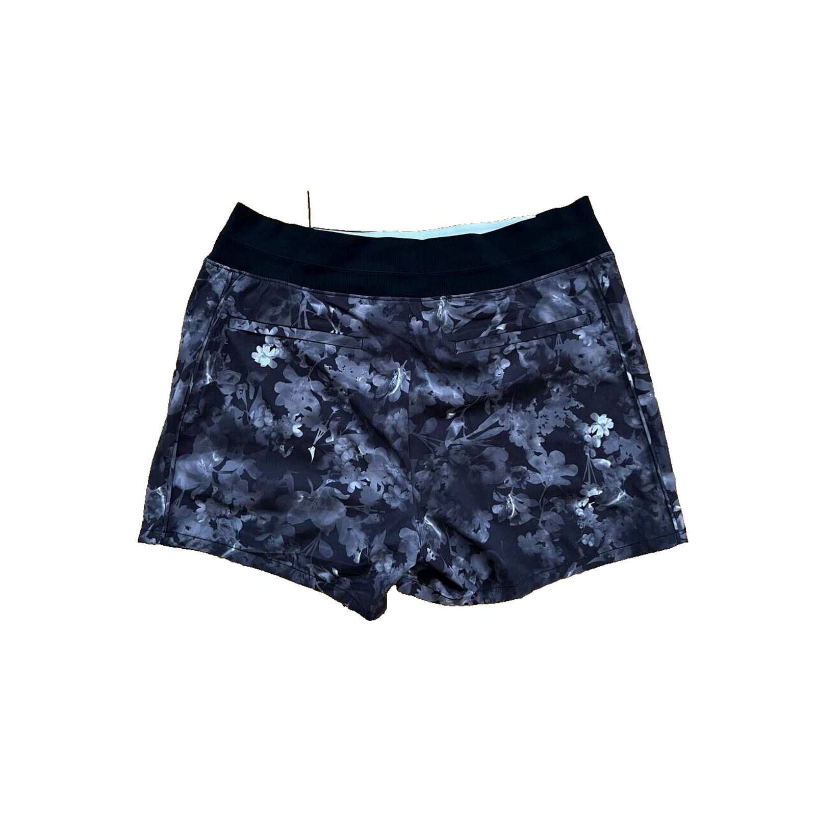 Athleta Athleta Brooklyn Floral Black Printed Shorts 12 A000570 Size 34" / US 12 / IT 48 - 7 Thumbnail