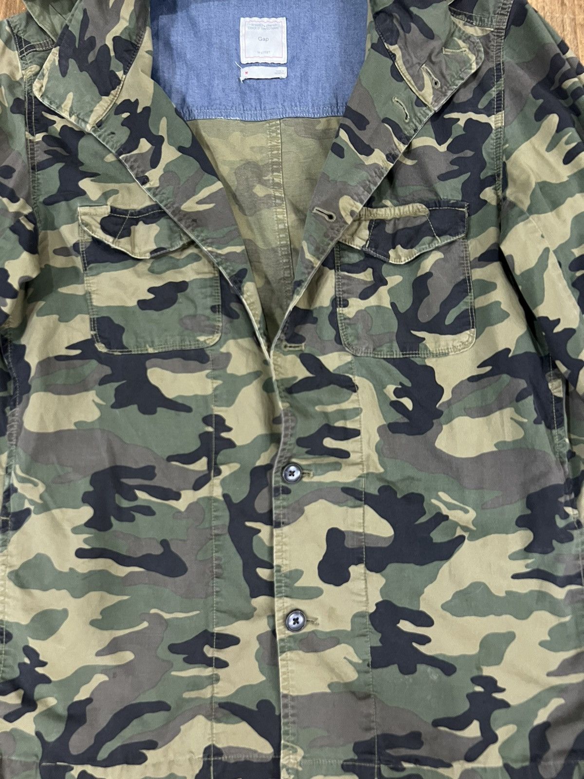Gap Vintage Gap Military Field Jacket Size US M / EU 48-50 / 2 - 8 Thumbnail