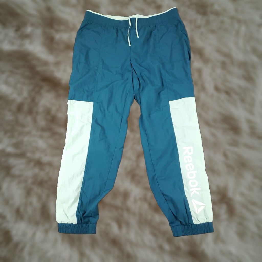 Reebok Reebok Womens Blue XL Straight Leg Sweatpants Joggers Activewear Size 40" / US 18 - 1 Thumbnail