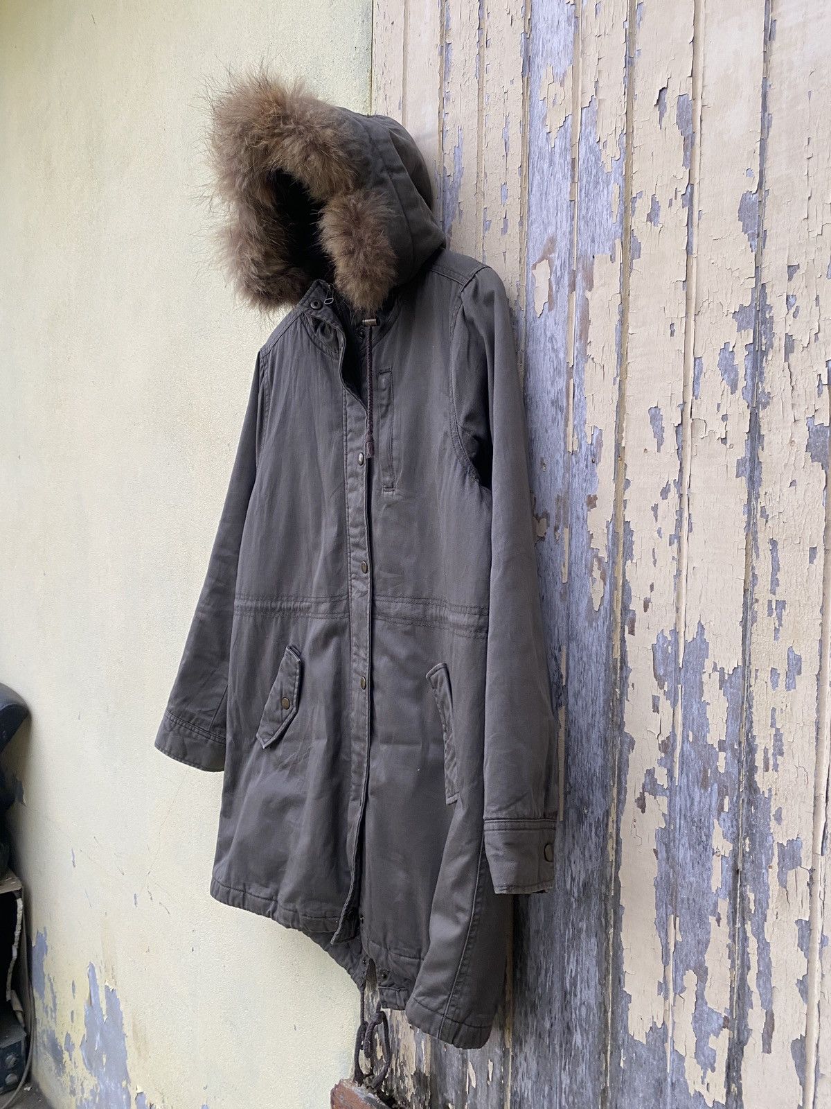 If Six Was Nine × Vintage Vintage colza fur hoodie jacket Size US L / EU 52-54 / 3 - 3 Thumbnail