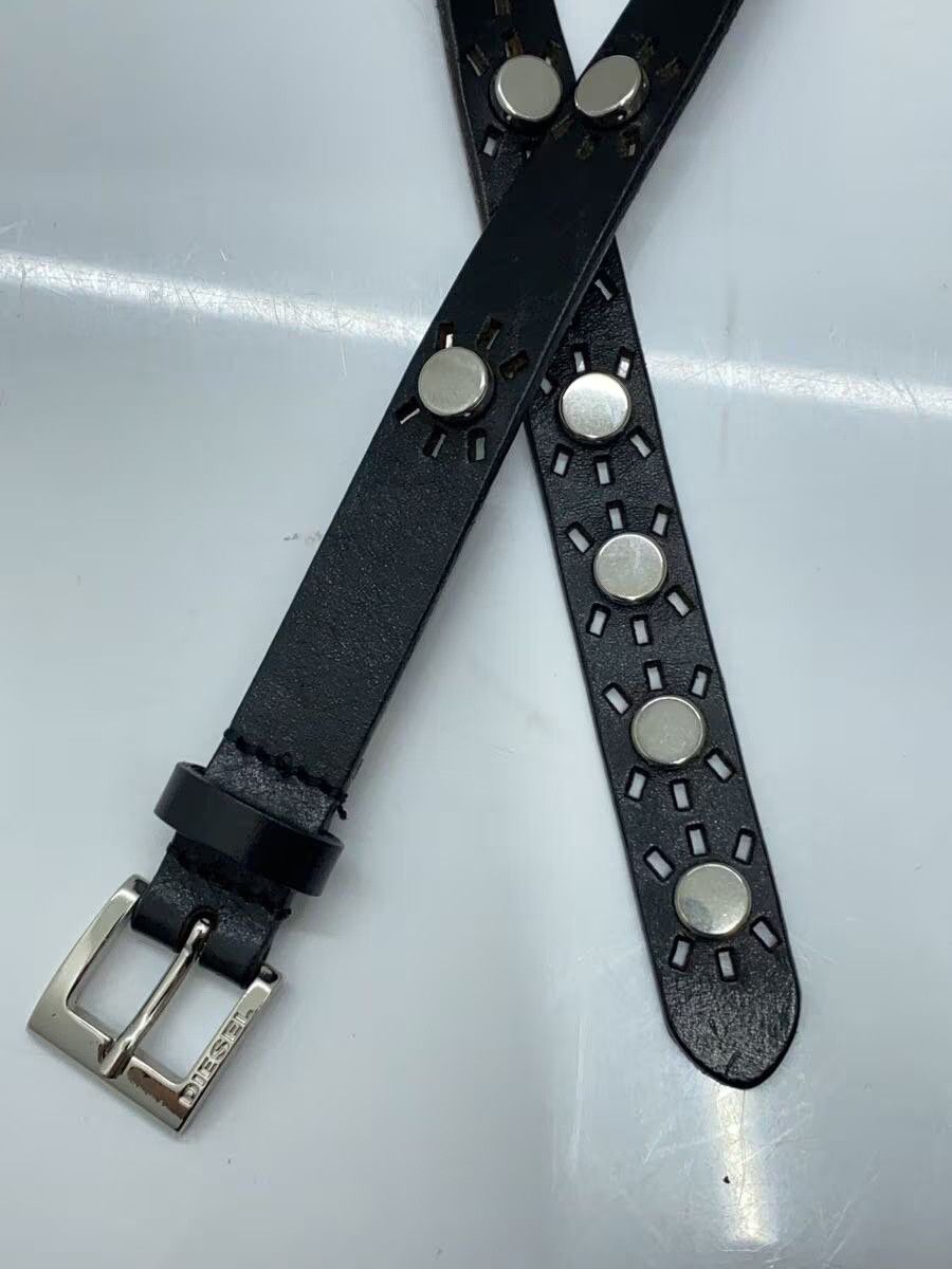 Diesel Diesel Leather Belt Black Size ONE SIZE - 2 Thumbnail