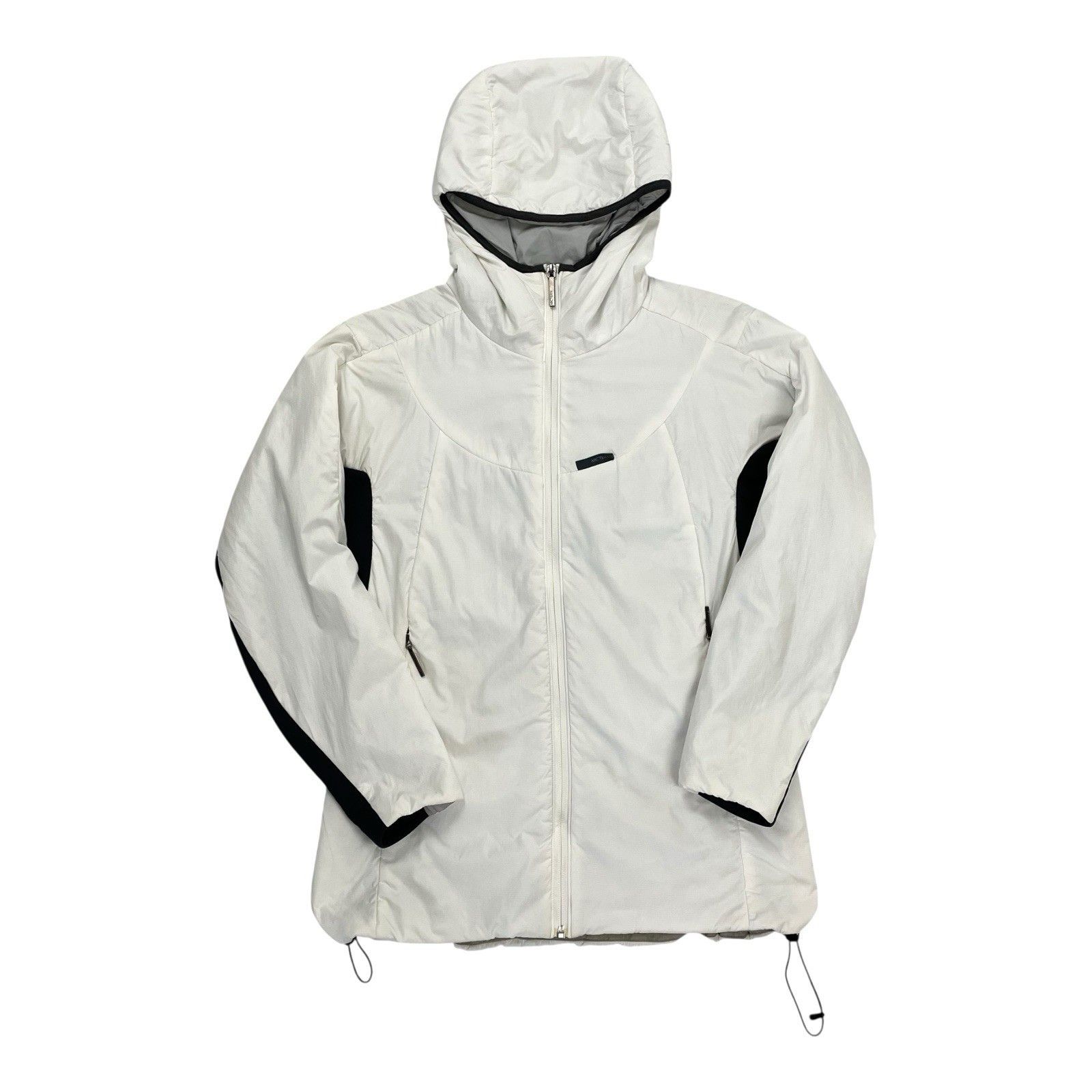 Arc'teryx Arcteryx Ceva Hooded Jacket White Full Zip Lightweight Nylon Size M / US 6-8 / IT 42-44 - 1 Thumbnail