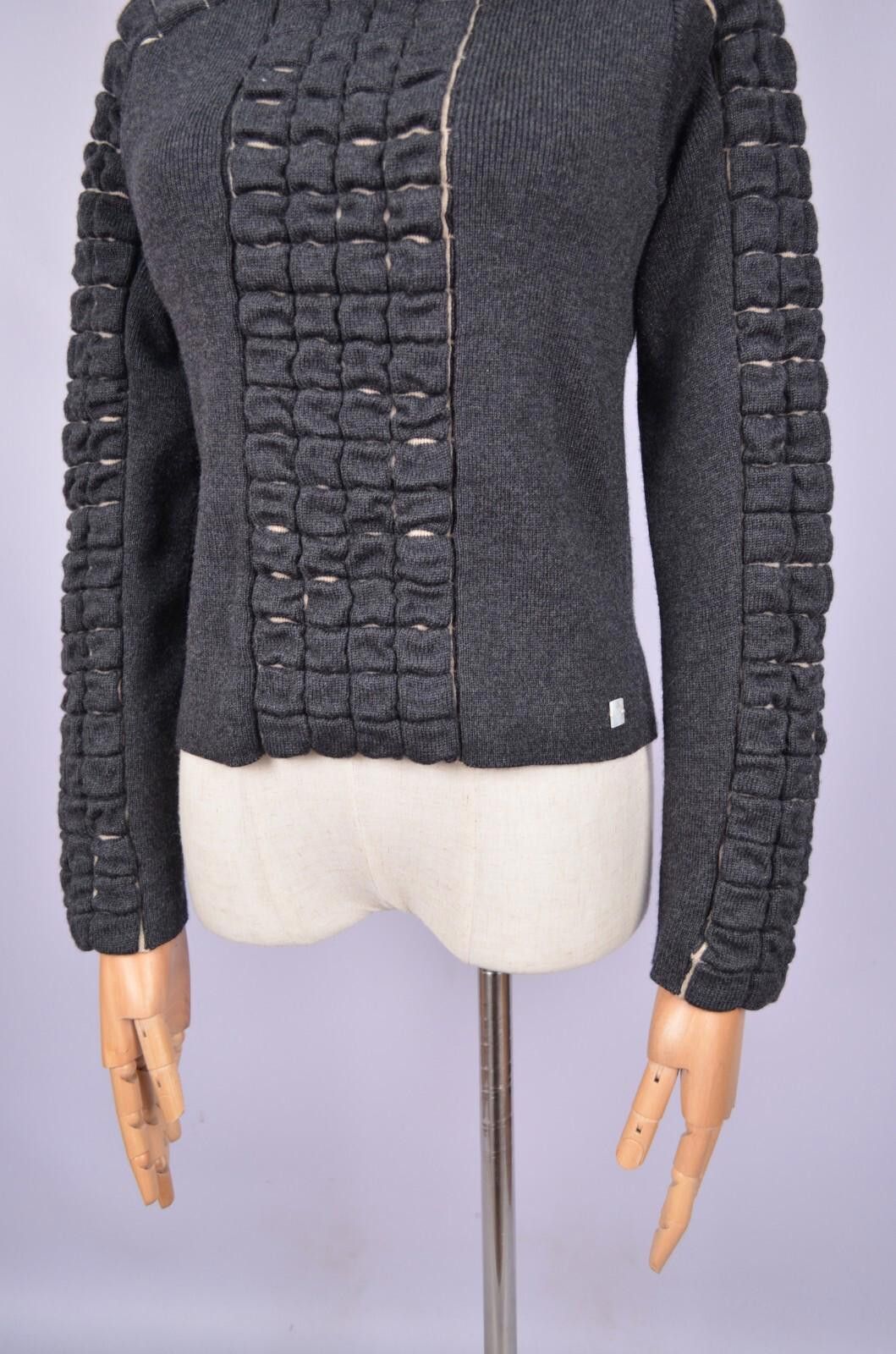 Chanel Chanel Womens Wool Sweater Knit Size FR40 M Medium LOGO CC Size M / US 6-8 / IT 42-44 - 7 Thumbnail