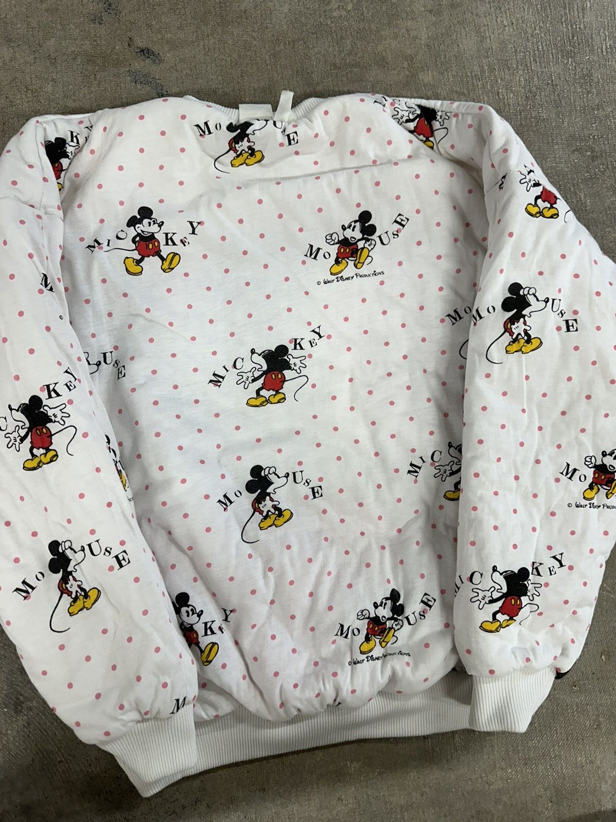 Disney × Mickey Mouse × Vintage Vintage 80s Disney Minnie Mouse Reversible Sweatshirt READ Size M / US 6-8 / IT 42-44 - 12 Thumbnail