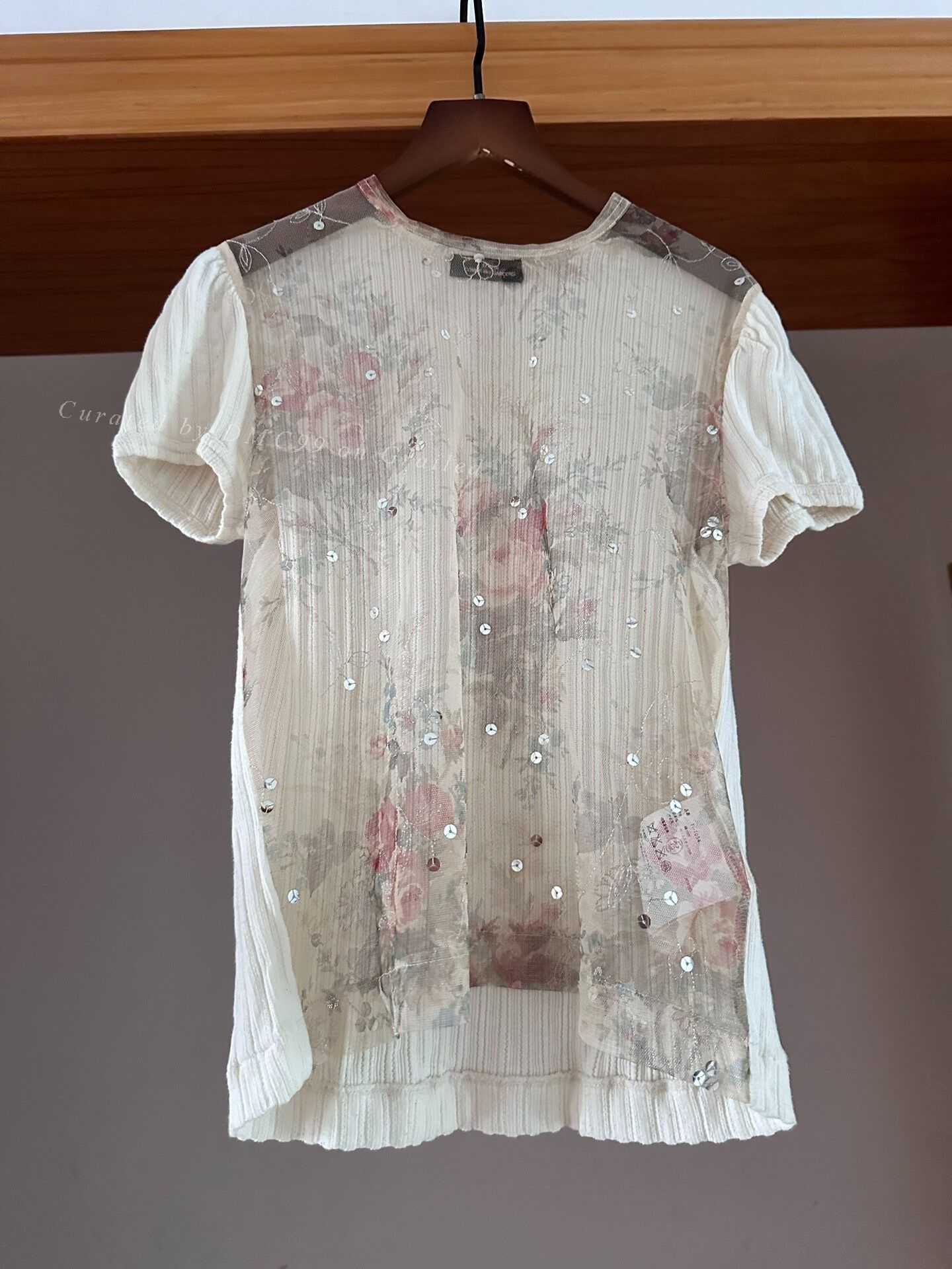 Comme des Garcons Comme des Garçons Tricot Sequin Floral Top Size M / US 6-8 / IT 42-44 - 1 Thumbnail