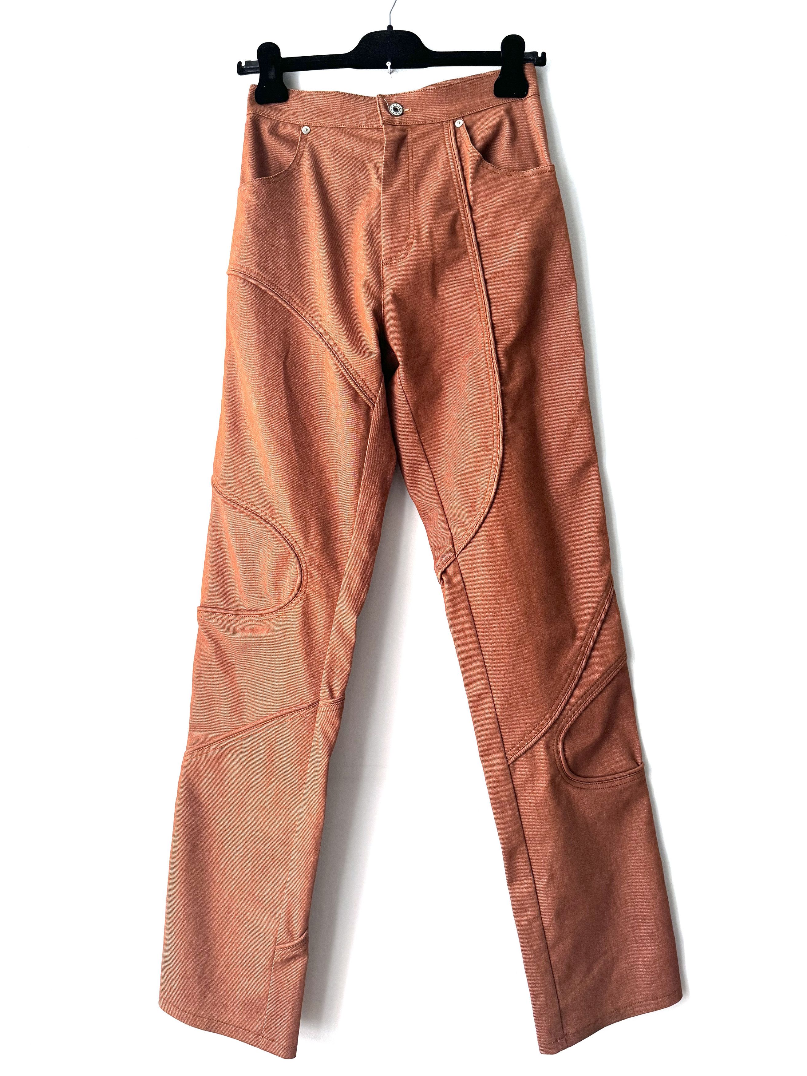 Mainline:RUS/Fr.CA/DE Mainline:RUS/Fr.CA/DE Eren Piping Pants SZ 28 Size 28" / US 6 / IT 42 - 1 Thumbnail