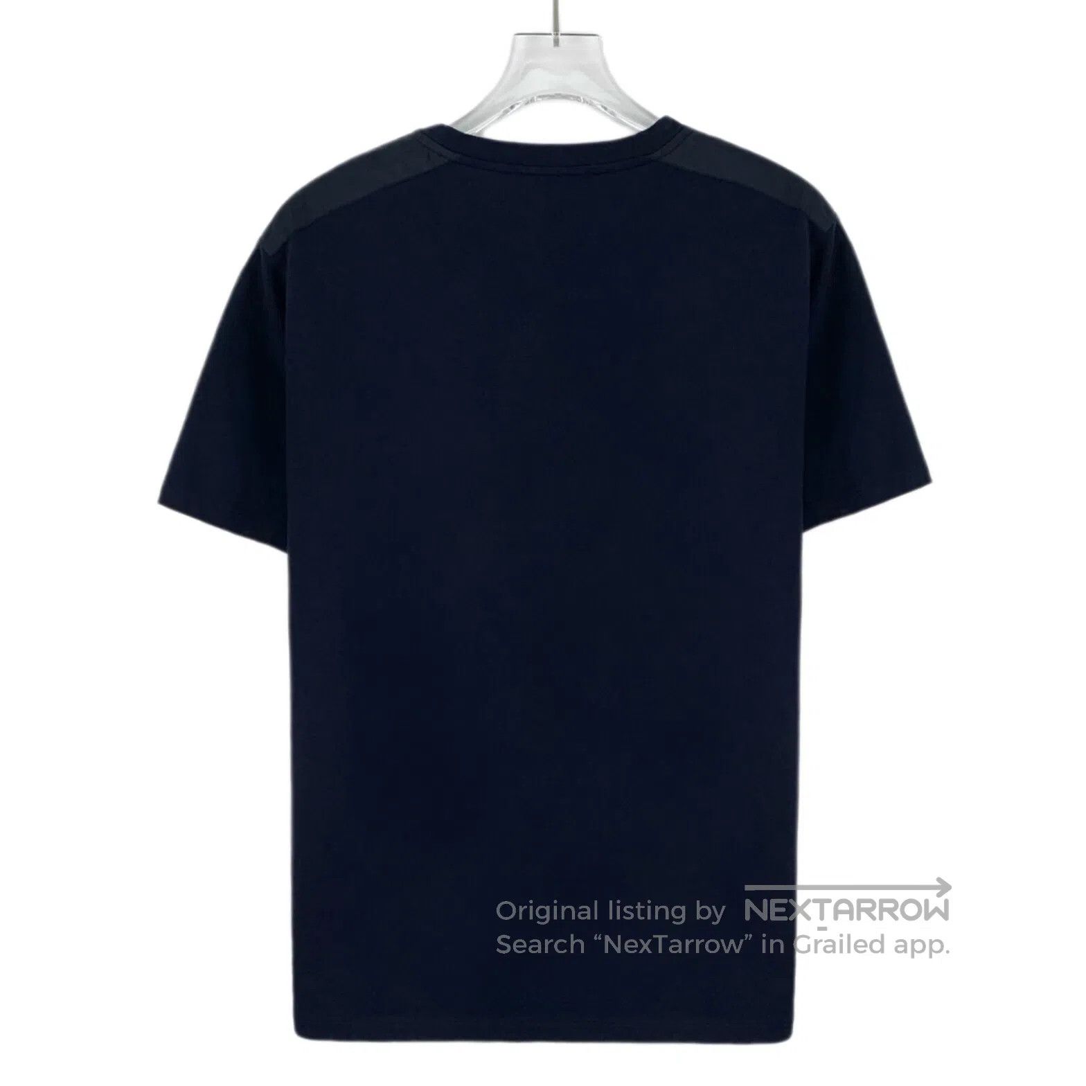 Prada Prada Dark Blue Pocket Red Label Cotton Round Neck Short-S Size US S / EU 44-46 / 1 - 2 Thumbnail