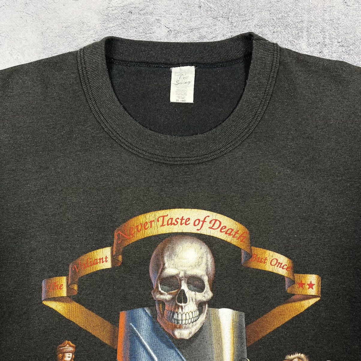 Vintage Vintage Soldier Of Fortune “never taste of death” tee 1990’s Size US XL / EU 56 / 4 - 9 Thumbnail
