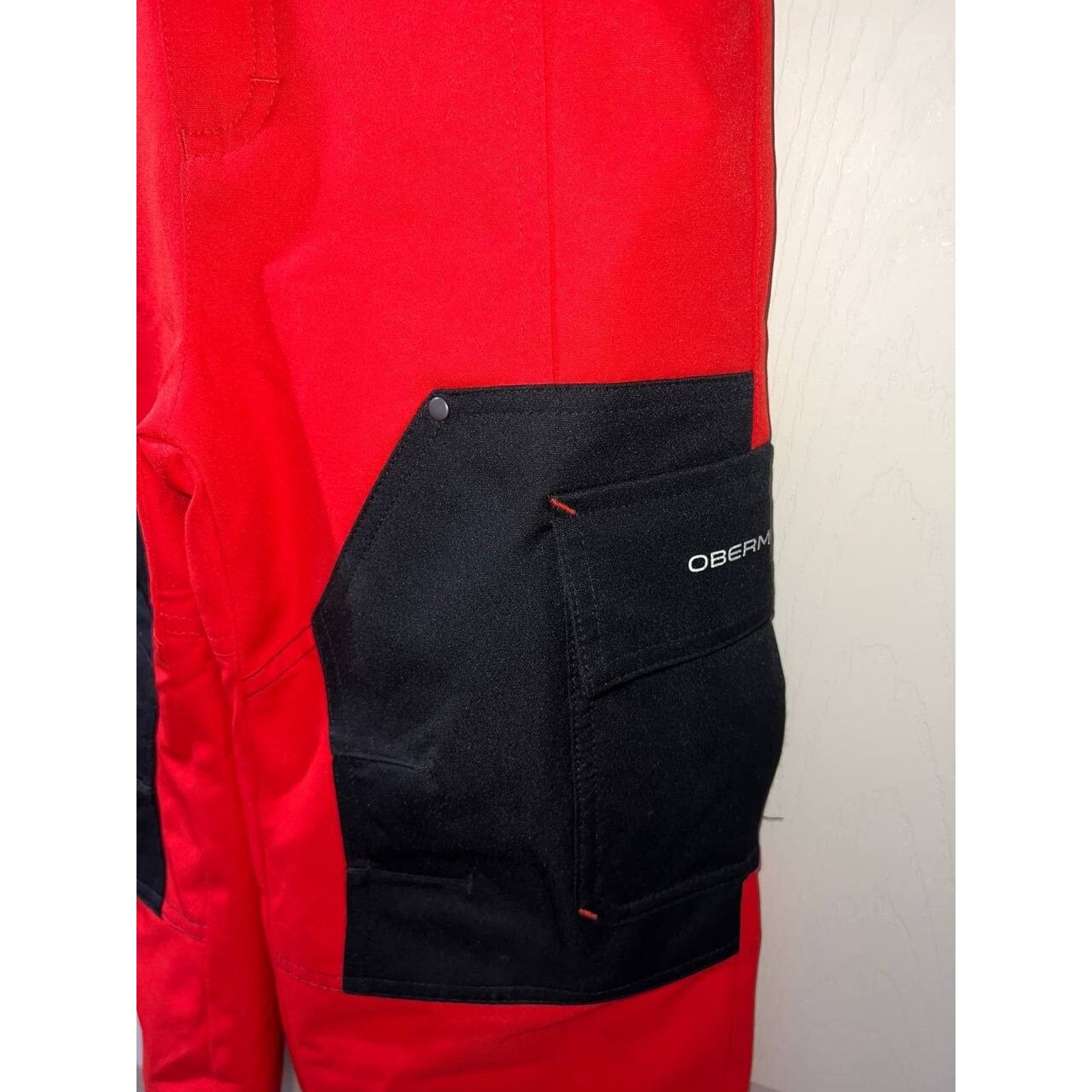 Obermeyer Obermeyer Boy's snow Pants red Black snowsuit 5 A000076 Size US 26 / EU 42 - 2 Thumbnail