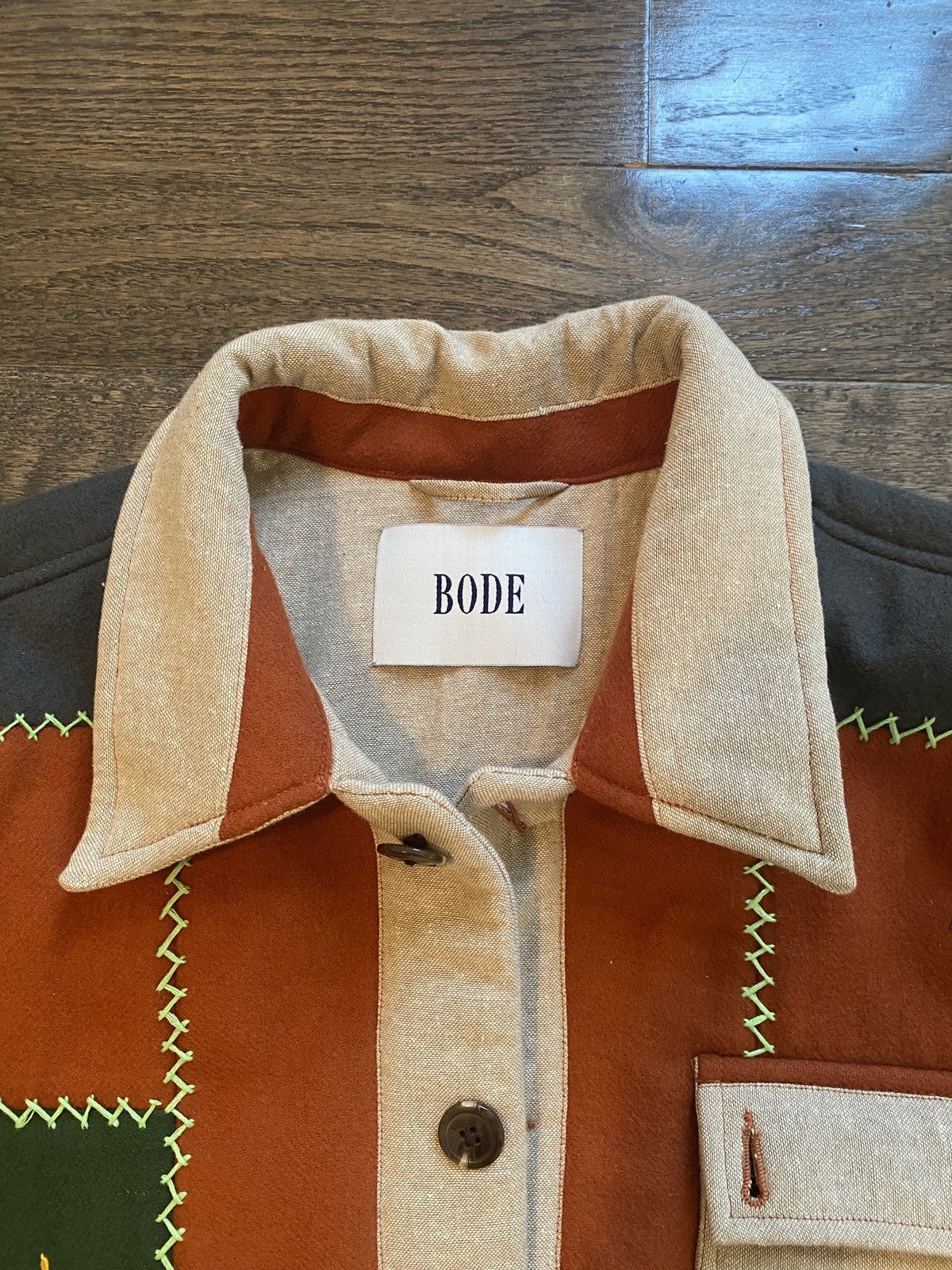 Bode BODE Embroidered Autumn Quilt Jacket size L/XL Size US L / EU 52-54 / 3 - 14 Thumbnail
