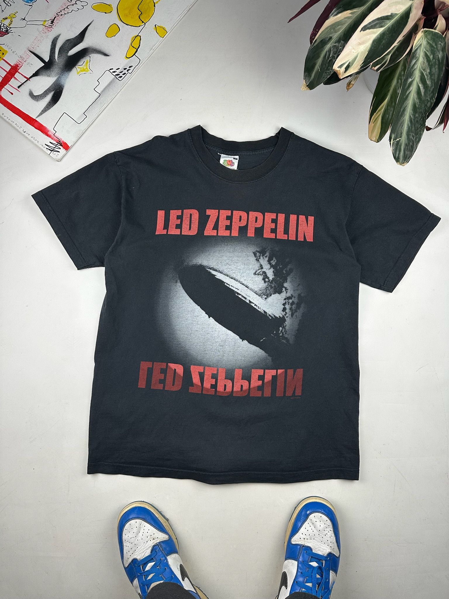 Band Tees Rare Vintage Y2k Led Zeppelin Graphic T Shirt Size US L / EU 52-54 / 3 - 2 Thumbnail