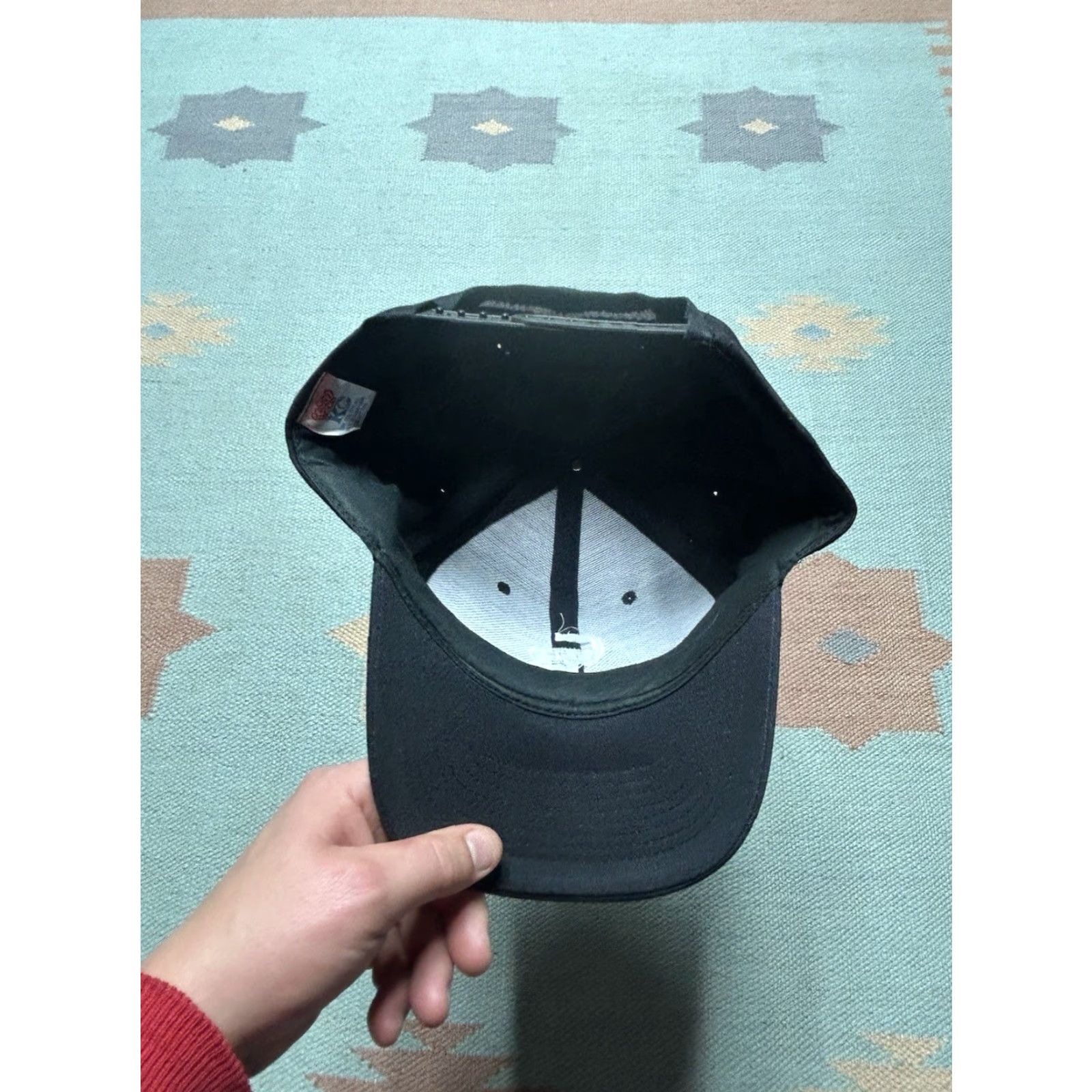 Logo 7 VINTAGE SnapBack Hat Clint Black CB Logo Country Music Adjustable Men Black Cap Hat Size ONE SIZE - 6 Thumbnail