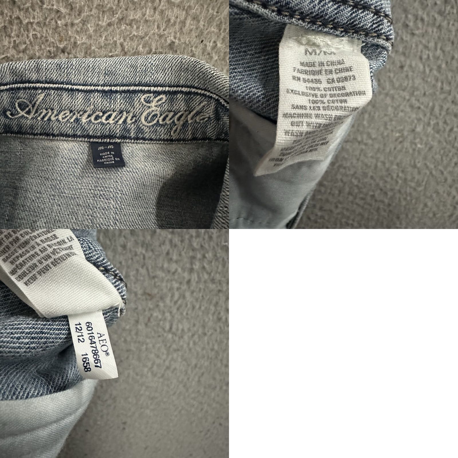 American Eagle Outfitters VINTAGE American Eagle Womens Denim Vest Blue Size Medium Button 100% Cotton Size M / US 6-8 / IT 42-44 - 8 Thumbnail
