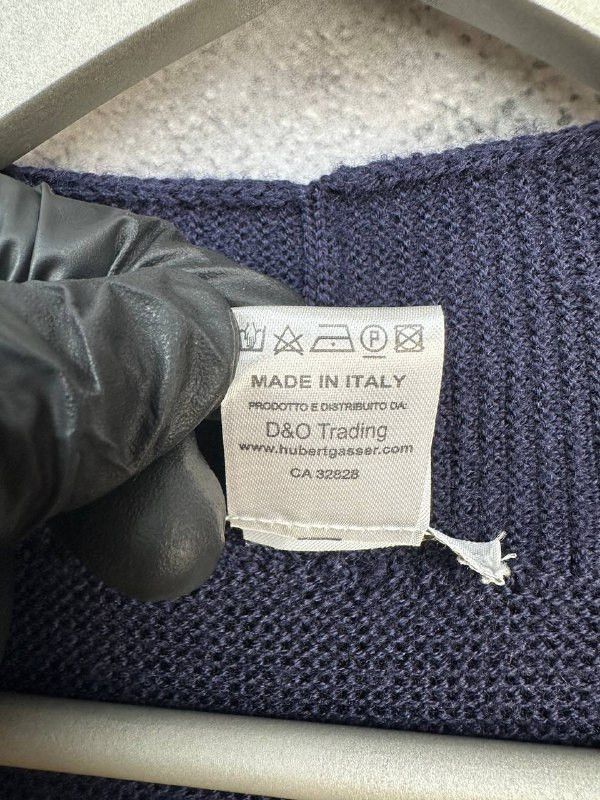 Other Hubert Gasser Open Front Lana Wool Knit Cardigan Sweater Size M / US 6-8 / IT 42-44 - 10 Thumbnail