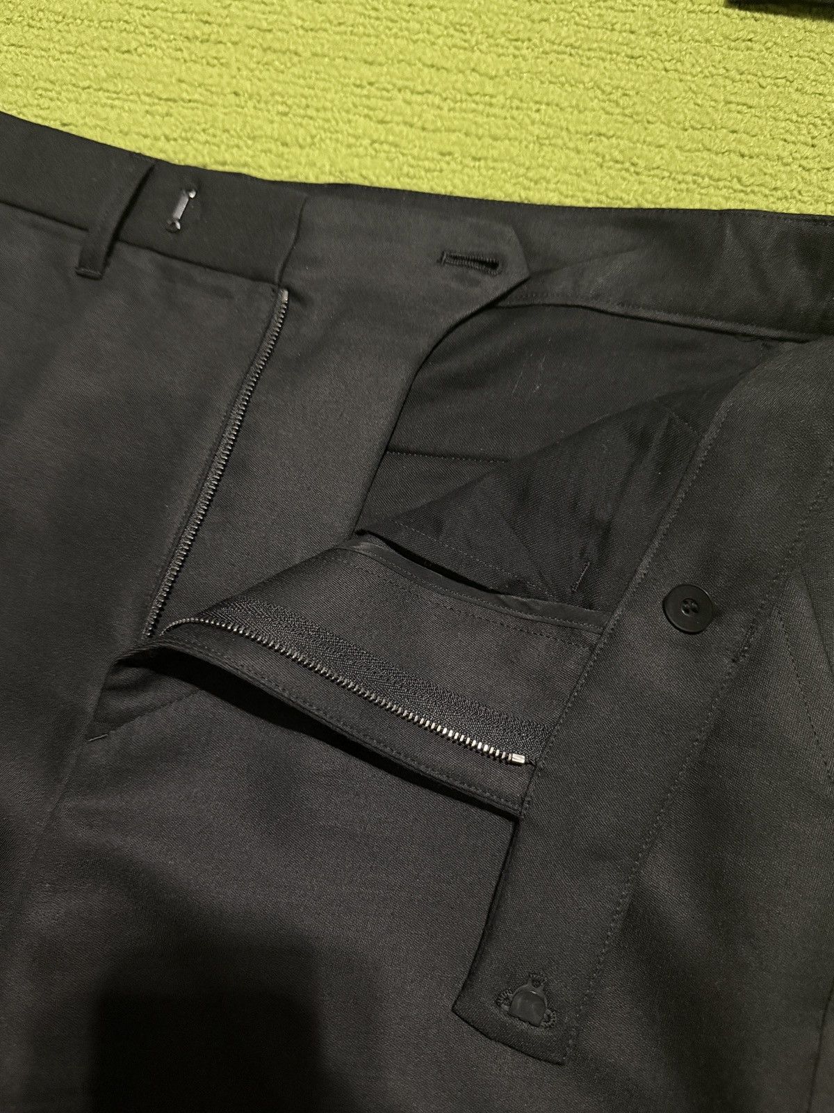 Julius Julius Black Dimensional Wool Trouser Sz 3 Size US 32 / EU 48 - 7 Thumbnail