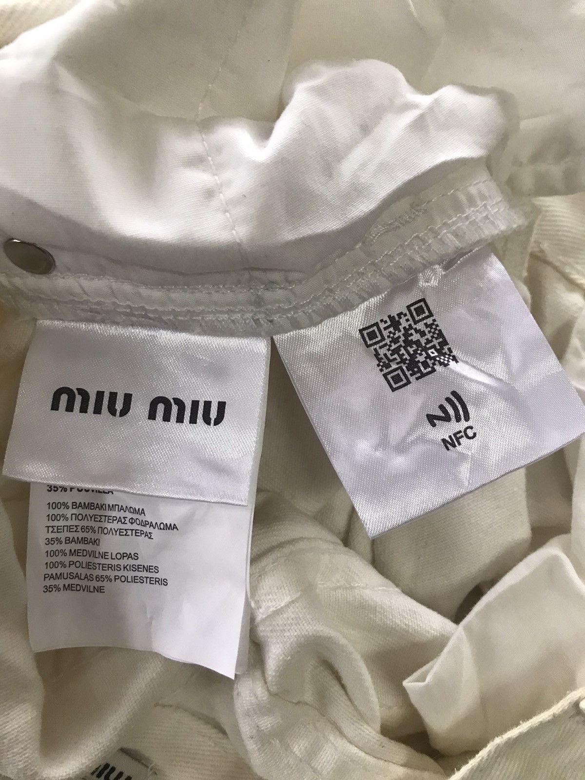 Prada Miu Miu distressed denim high rise Size US 27 - 14 Thumbnail